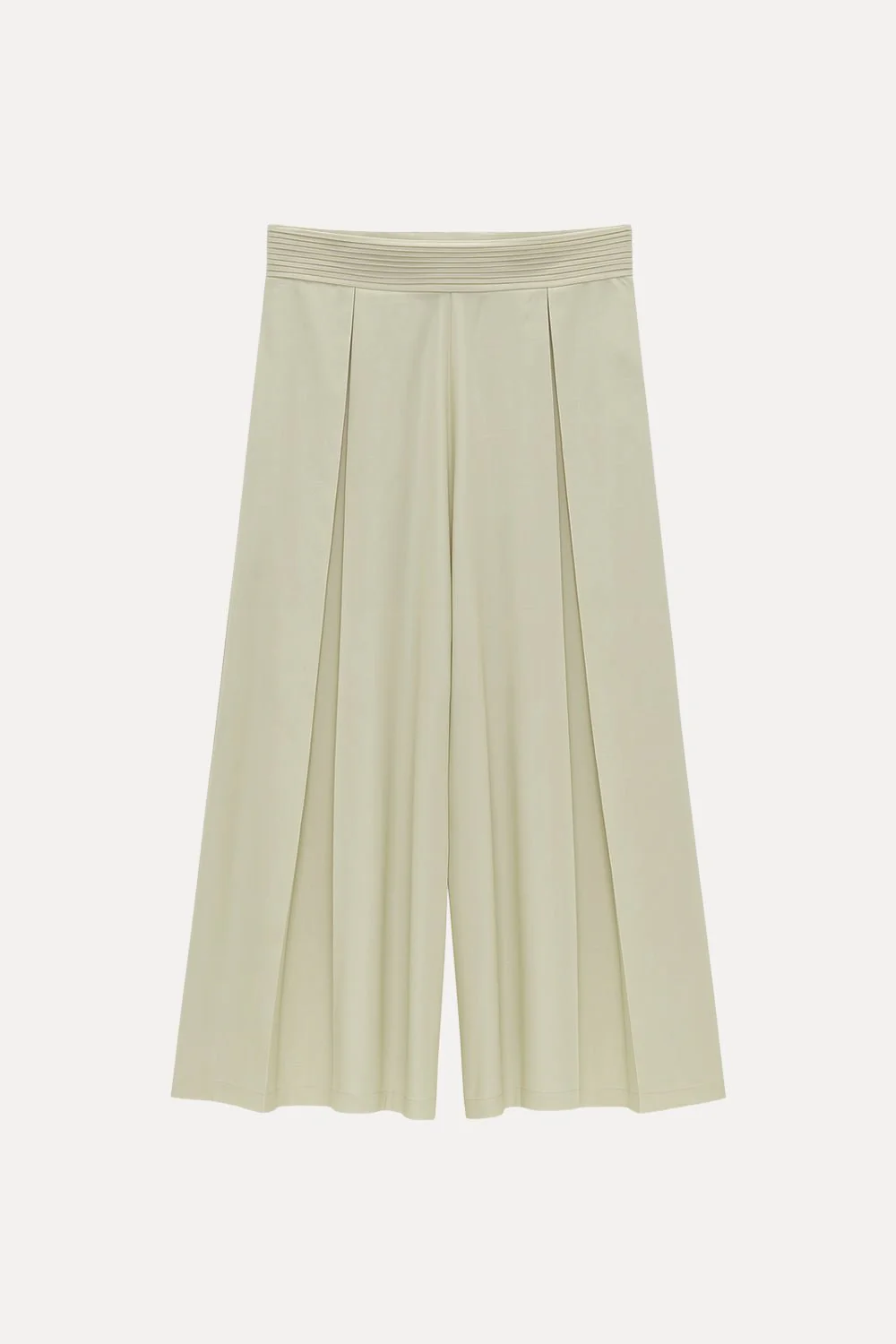 Pleated Wide Leg Culottes - Image 3