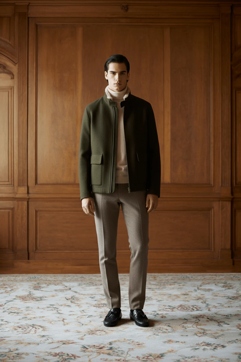 Polywool Rex Collar Coat - Image 3