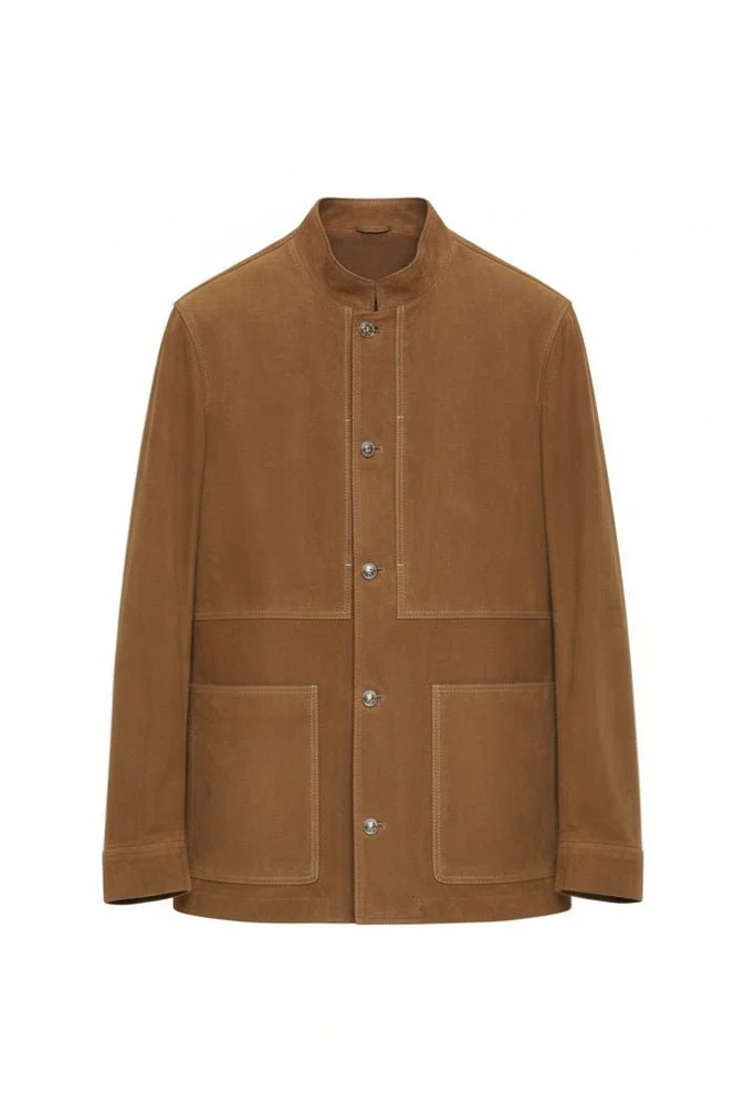 Light Chestnut Suede Jacket