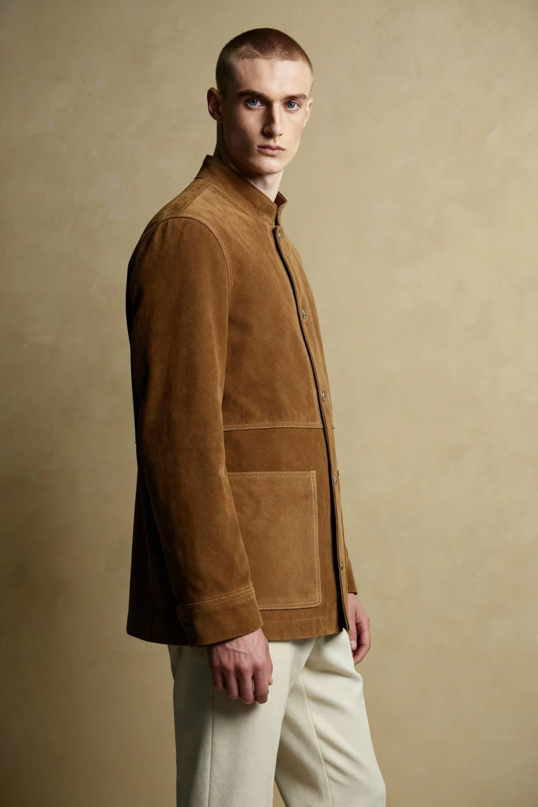 Light Chestnut Suede Jacket - Image 2