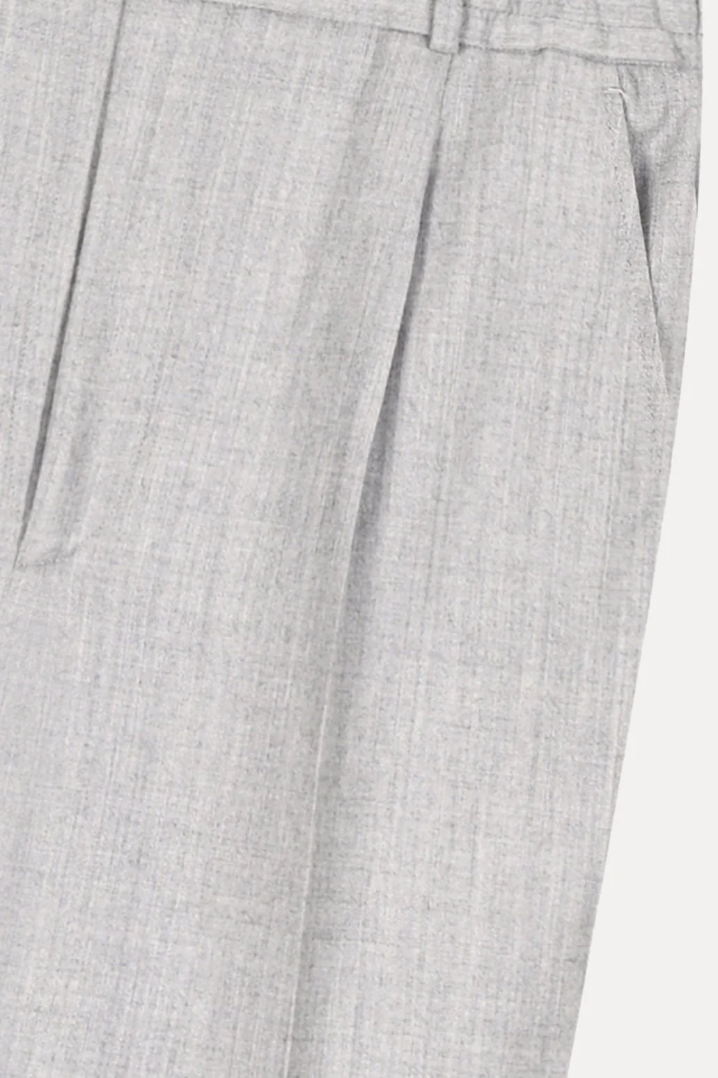 Light Grey Wool & Cashmere Trousers - Image 3