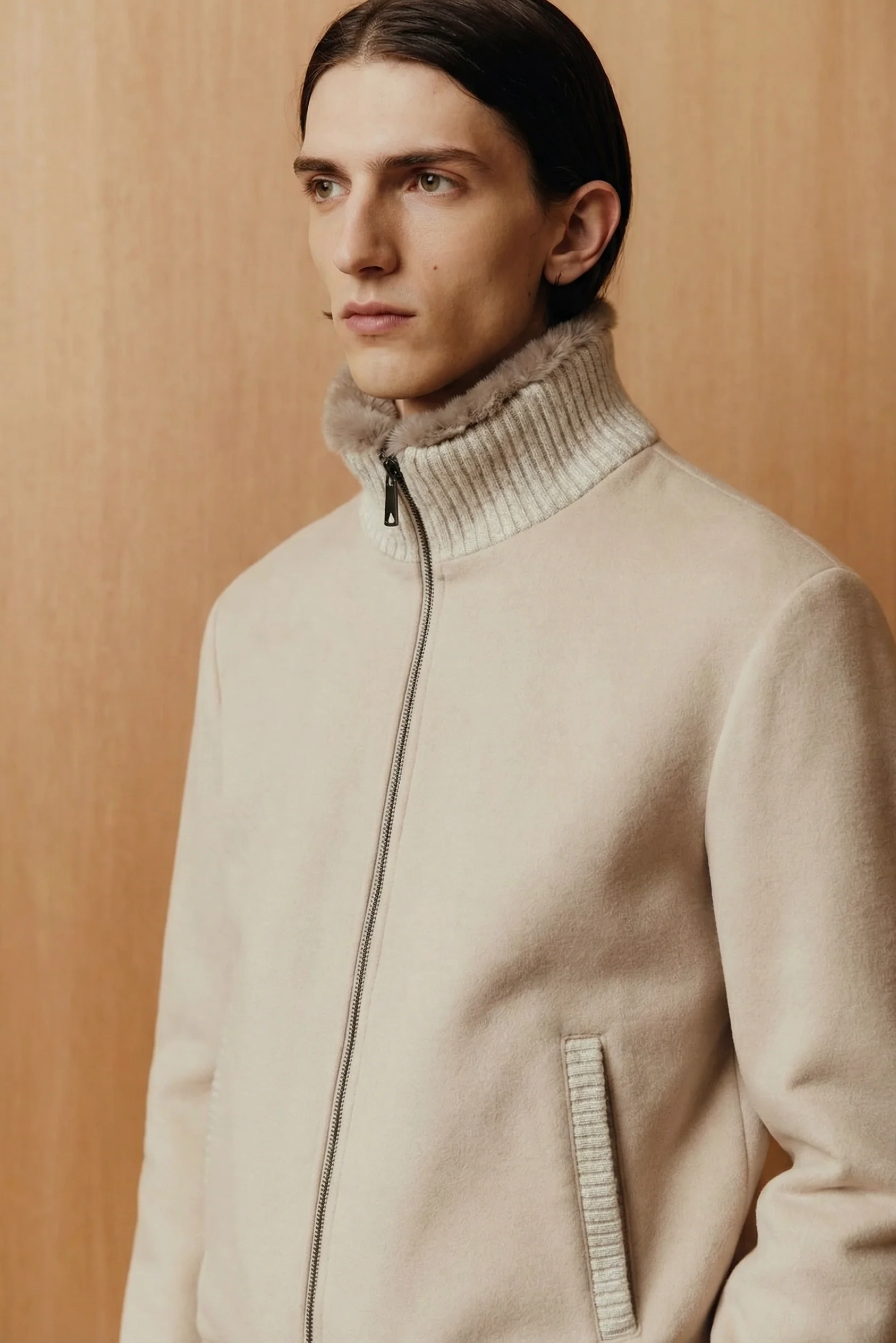 Lior Rex Fur–Lined Polywool Jacket - Image 5