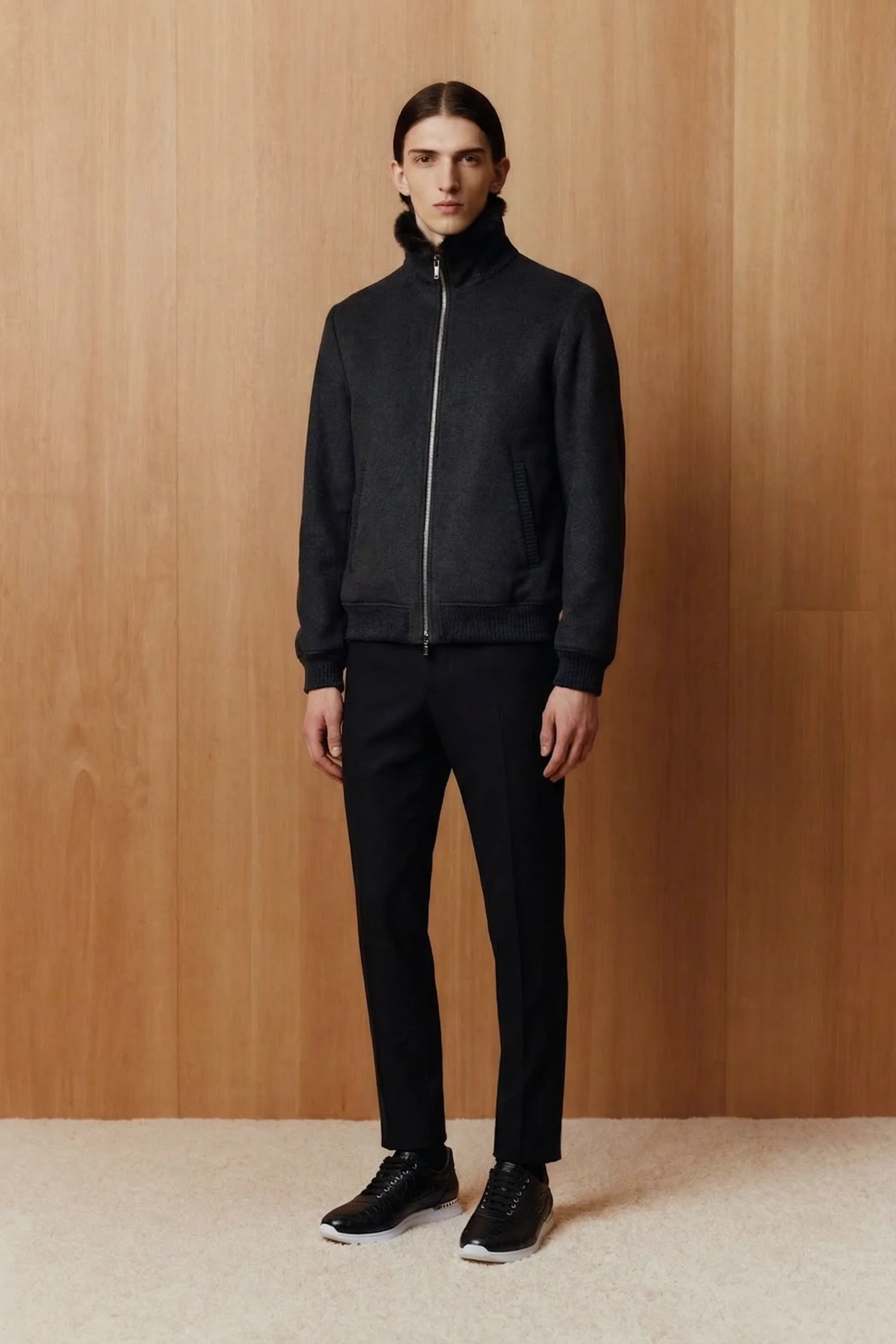 Lior Rex Fur–Lined Polywool Jacket - Image 7