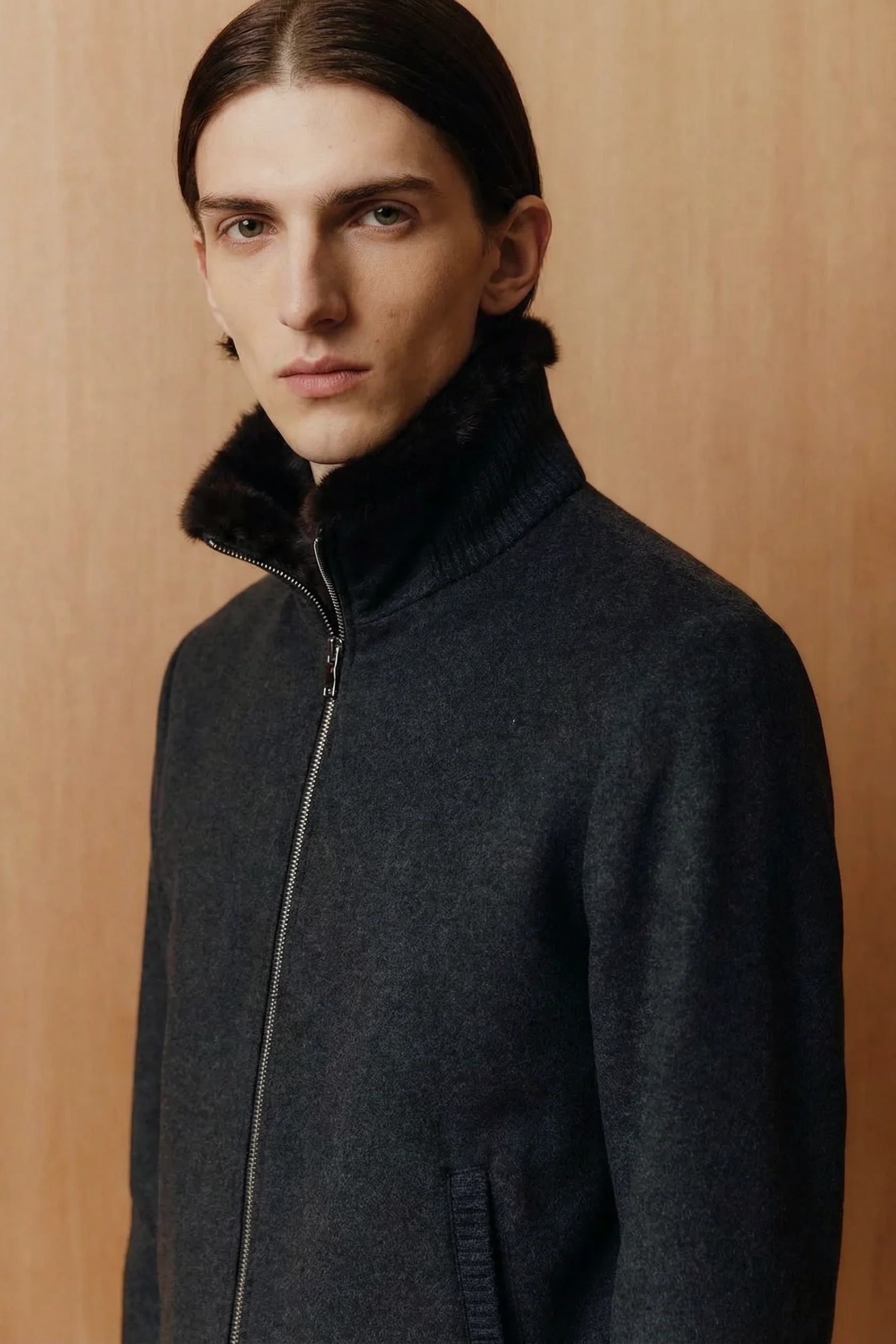 Lior Rex Fur–Lined Polywool Jacket - Image 9