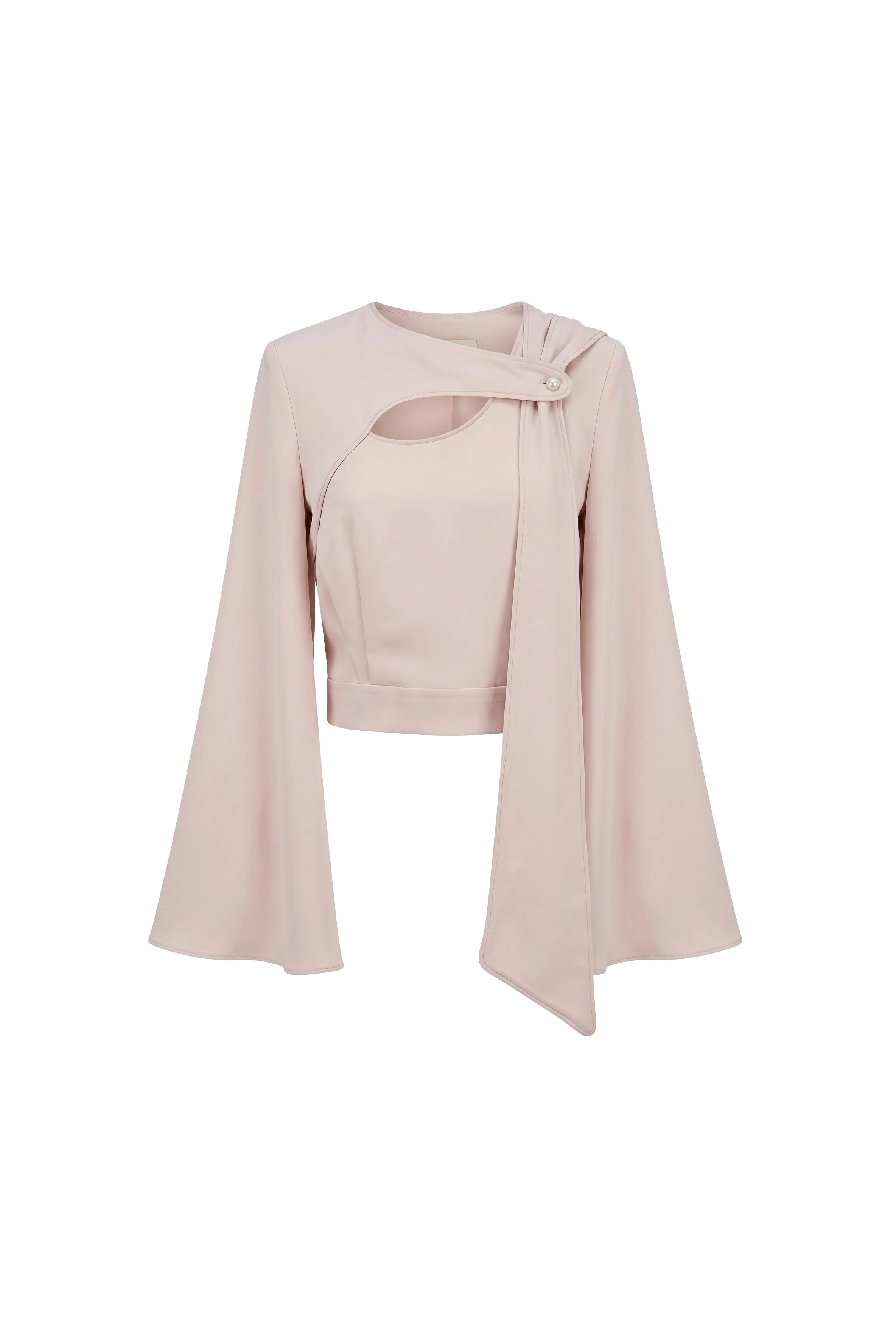 Lunéa Draped Crepe Blouse