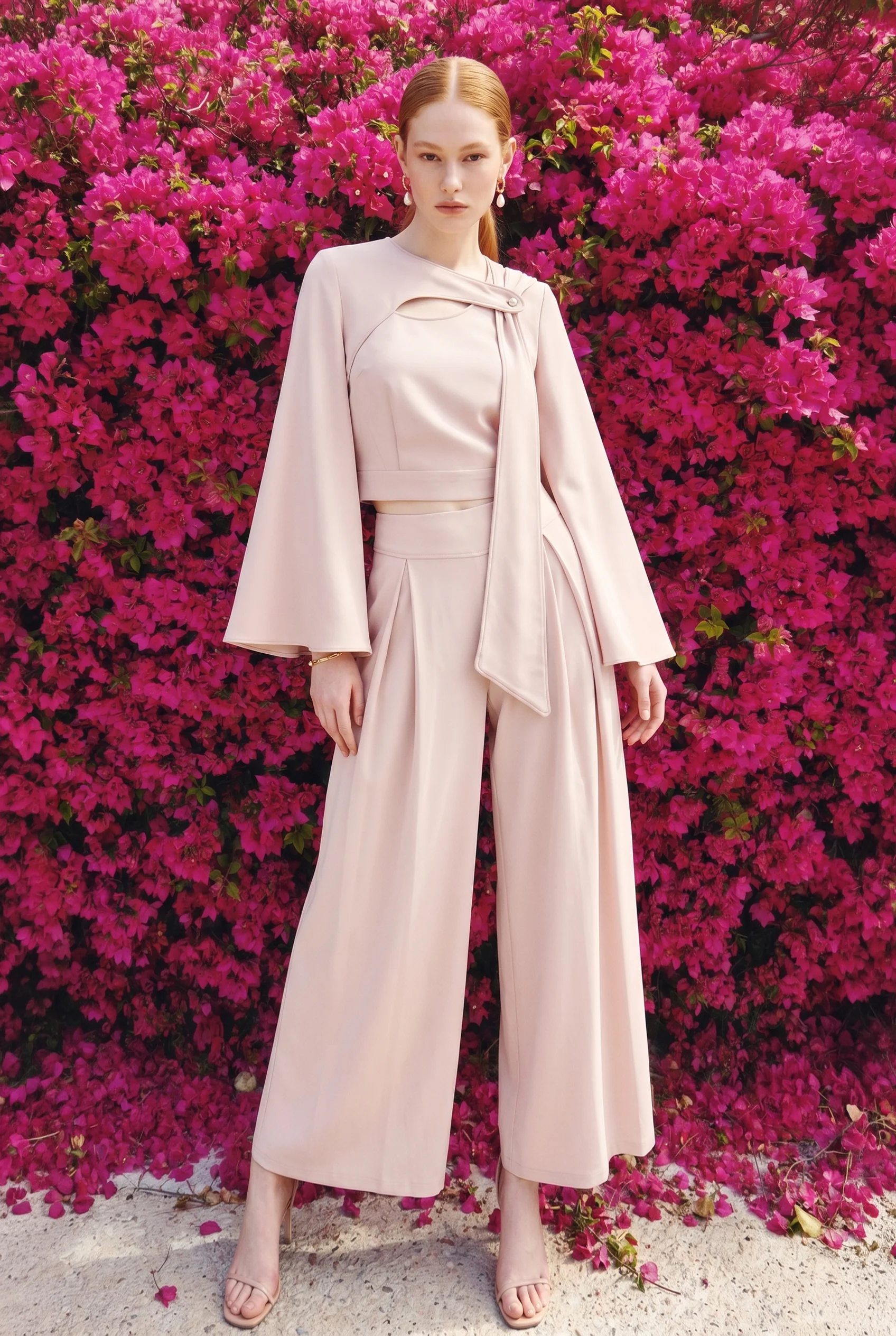 Lunéa Draped Crepe Blouse - Image 3