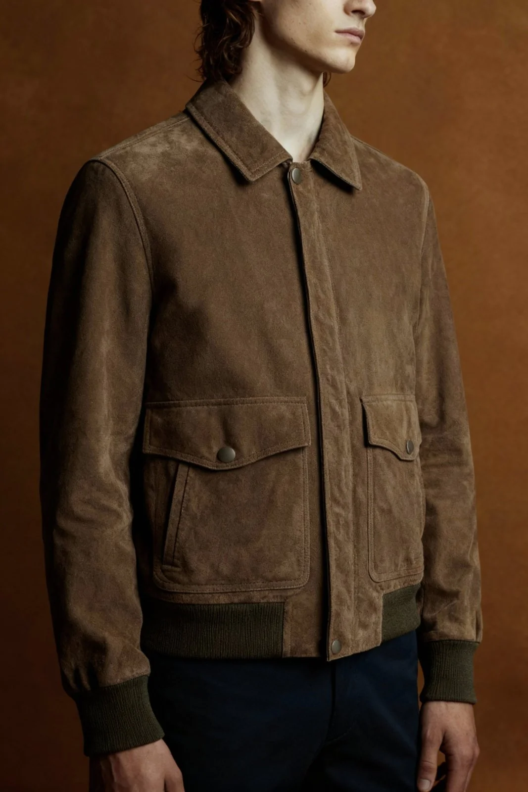 Mareno Suede Bomber - Image 3