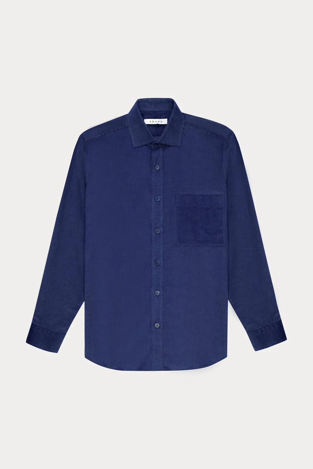 Midnight Blue Corduroy Shirt - Image 2