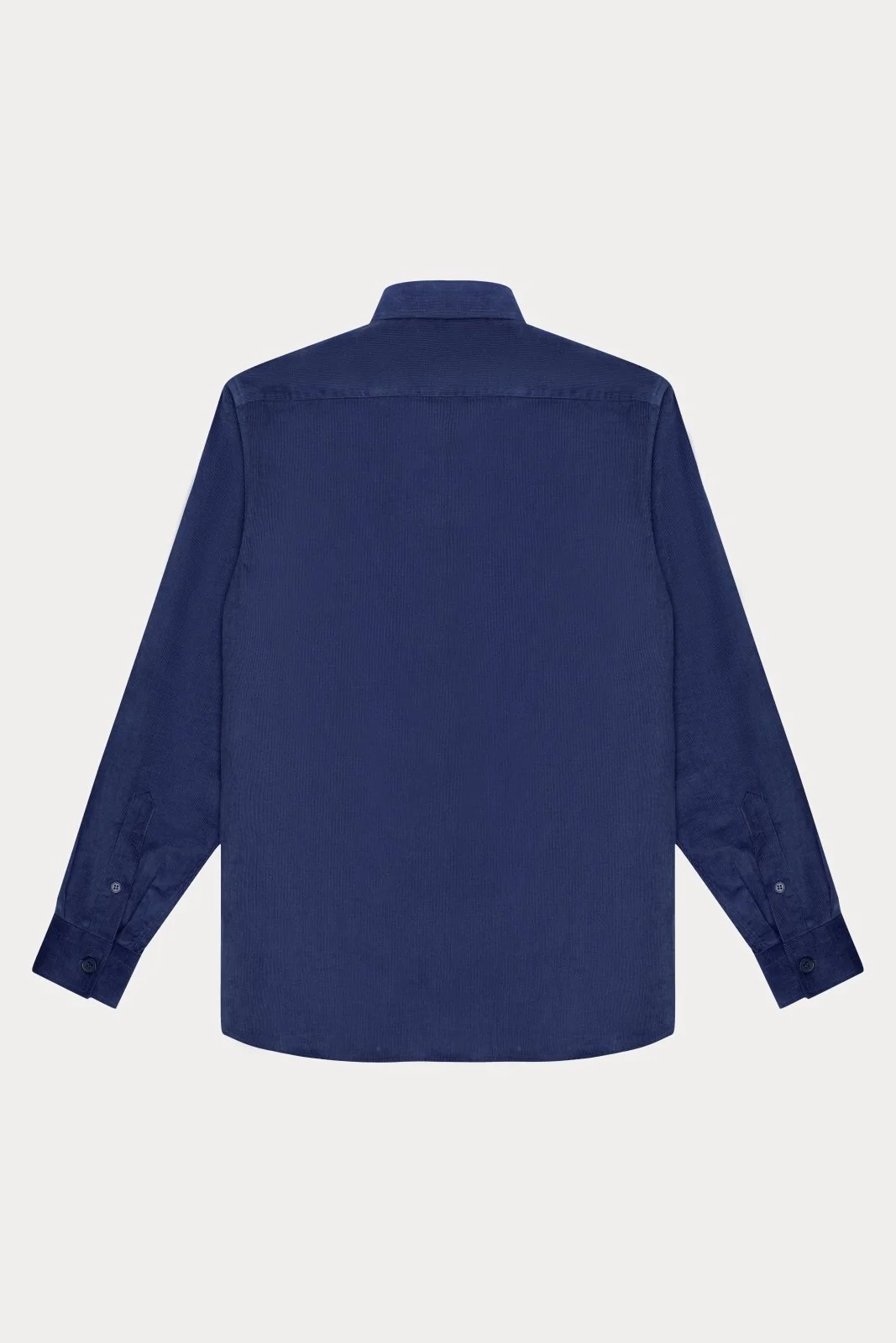 Midnight Blue Corduroy Shirt - Image 4