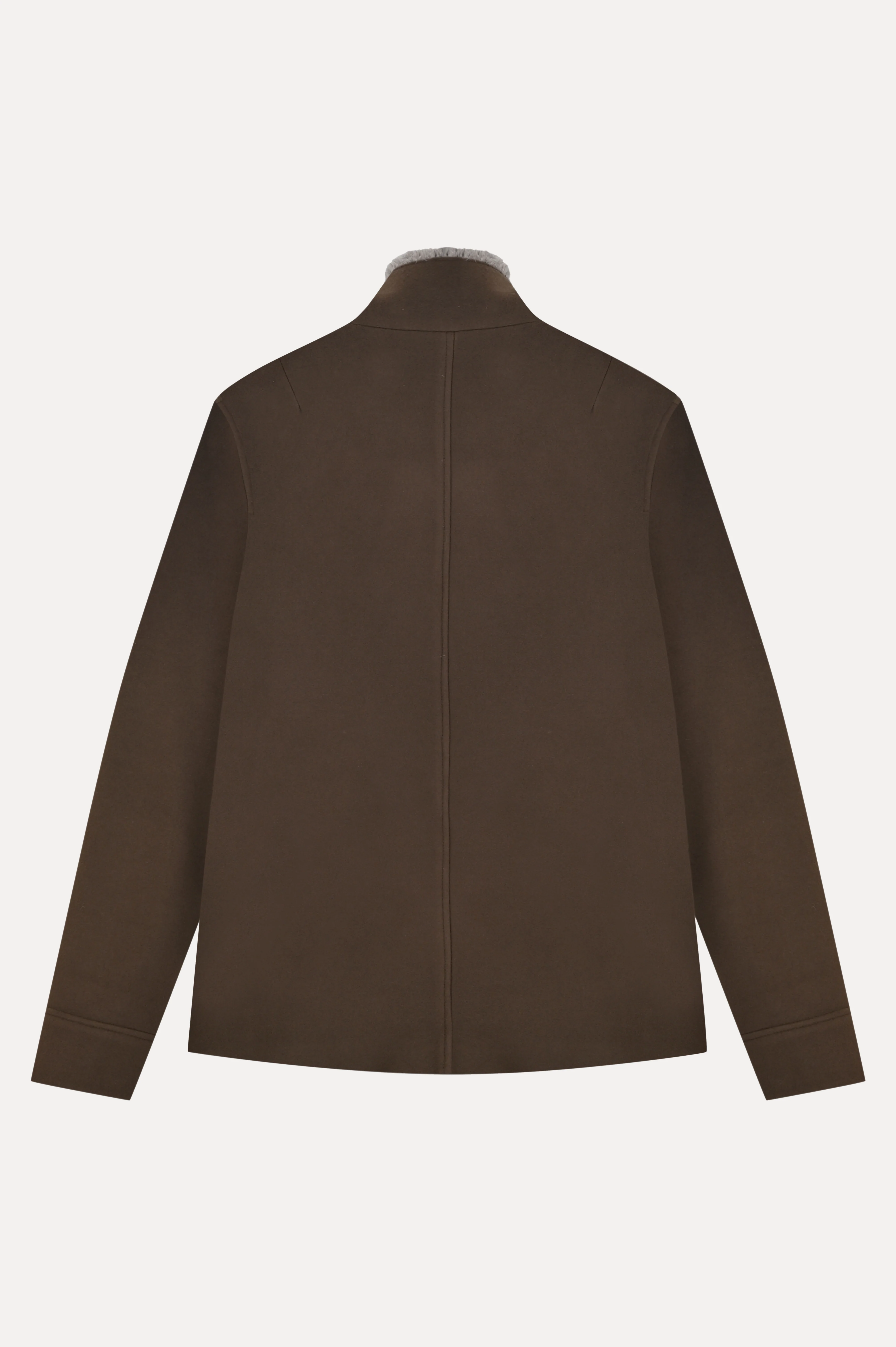 Military Rex Collar Wool Coat - Image 4