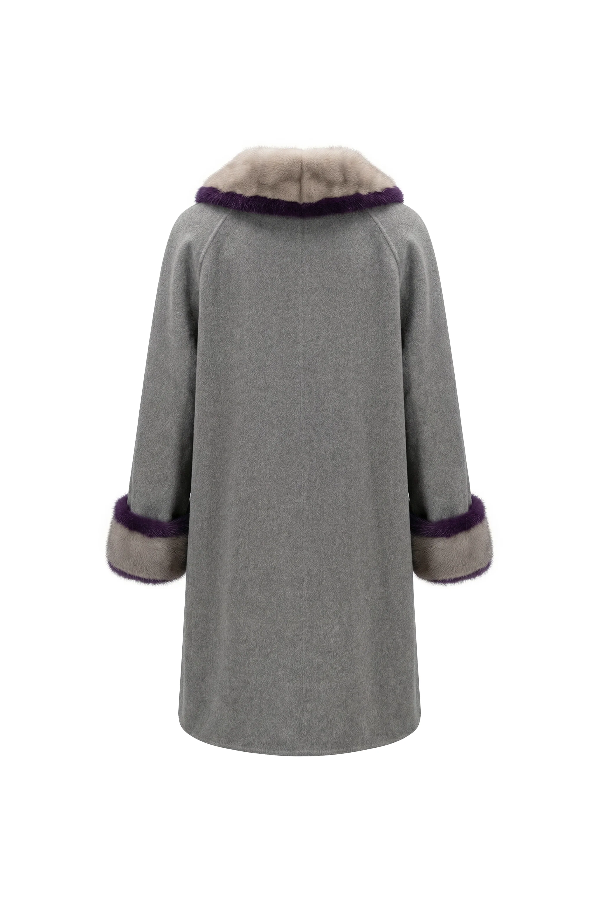 Valerienne Cashmere & Mink Coat - Image 4