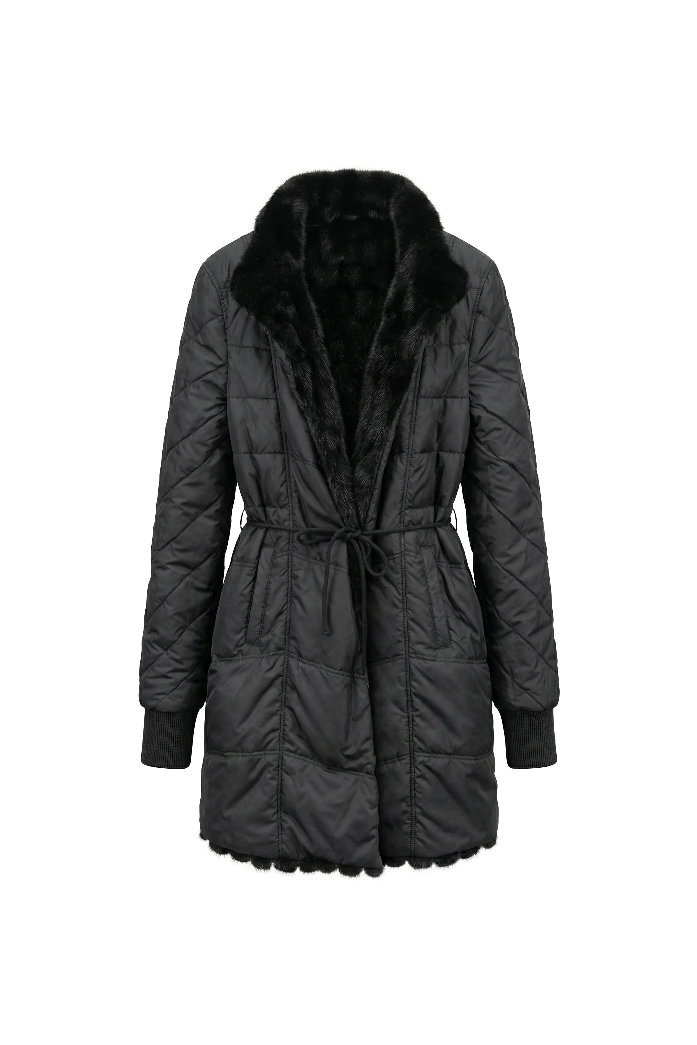 Noctelle Reversible Mink Coat - Image 4
