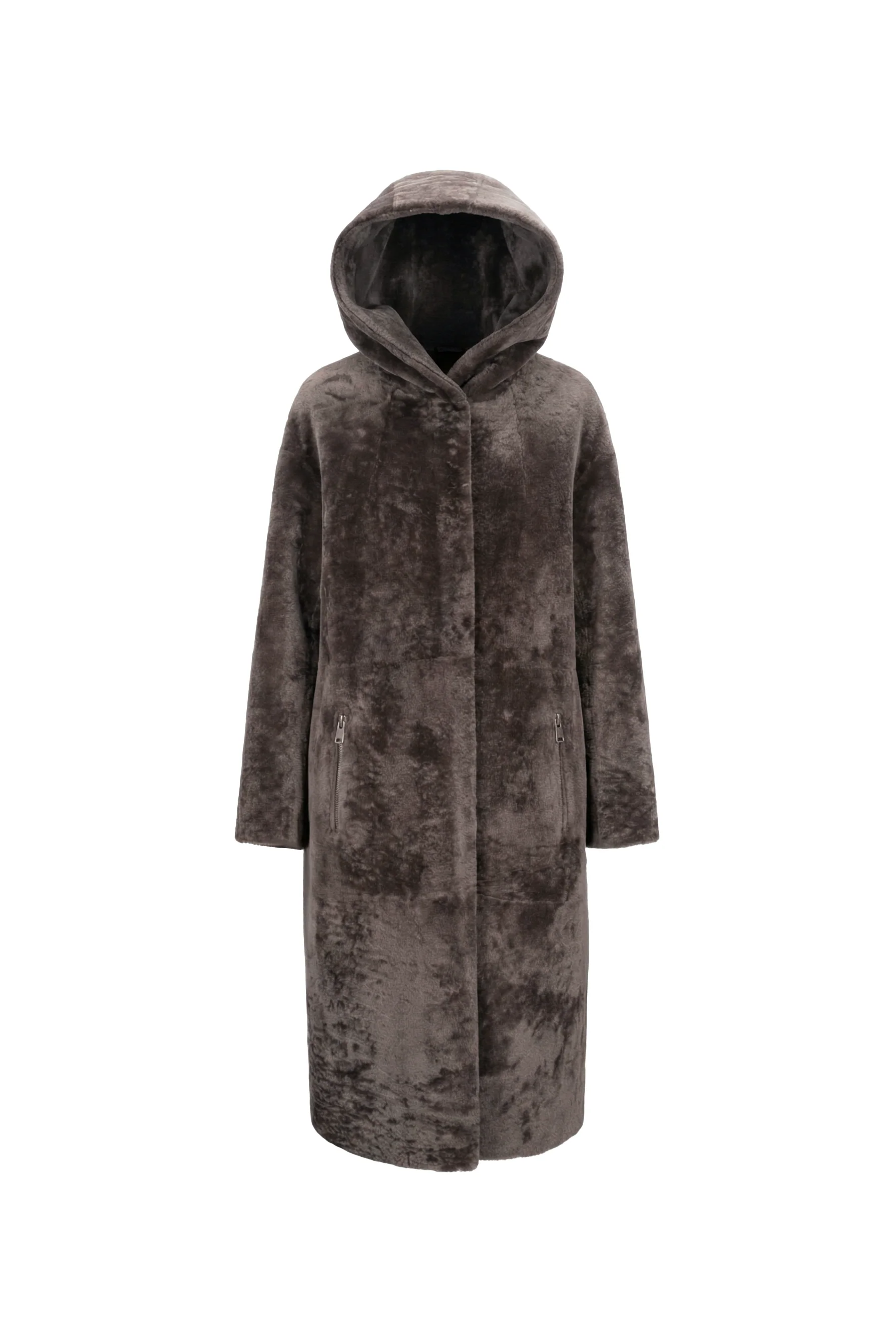 Nocturne Astragan Hooded Coat - Image 2