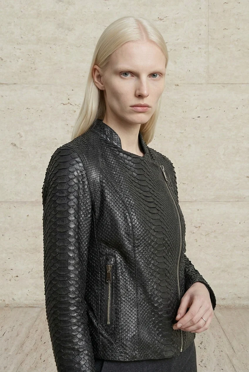 Noiré Python Zip Jacket - Image 4