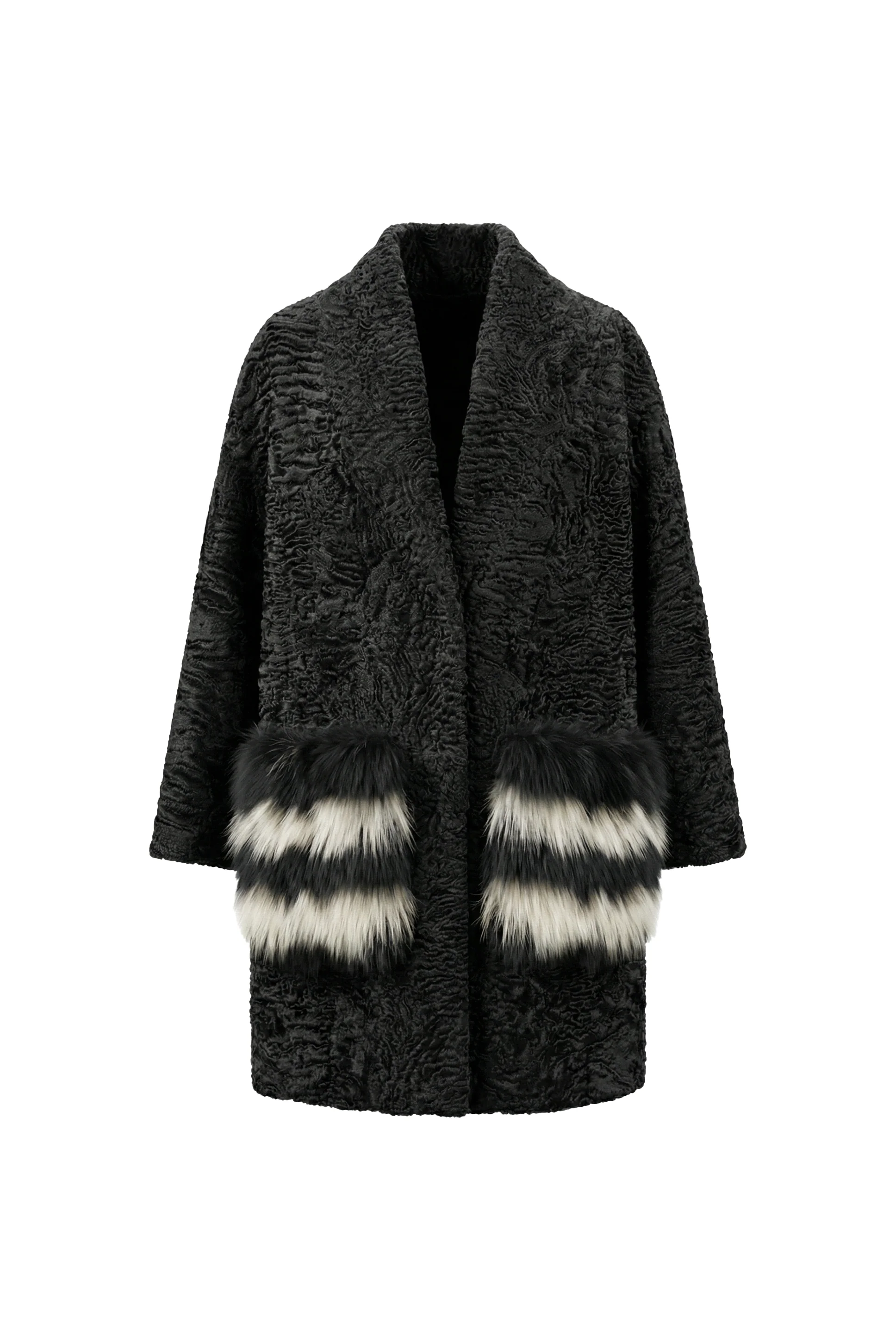 Noire Sauvage Swakara Coat - Image 2