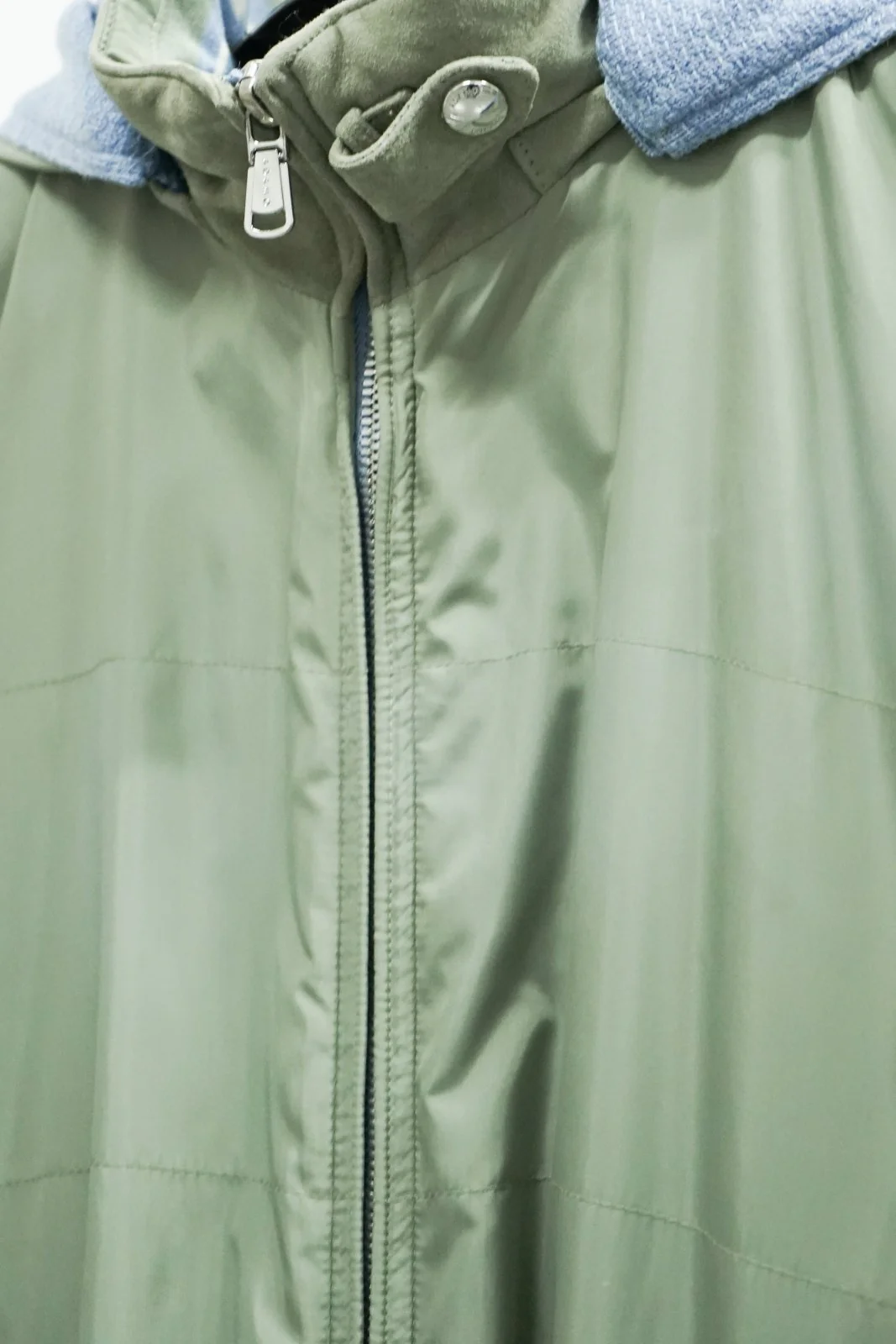 Olive Technical Bomber Jacket - Image 4