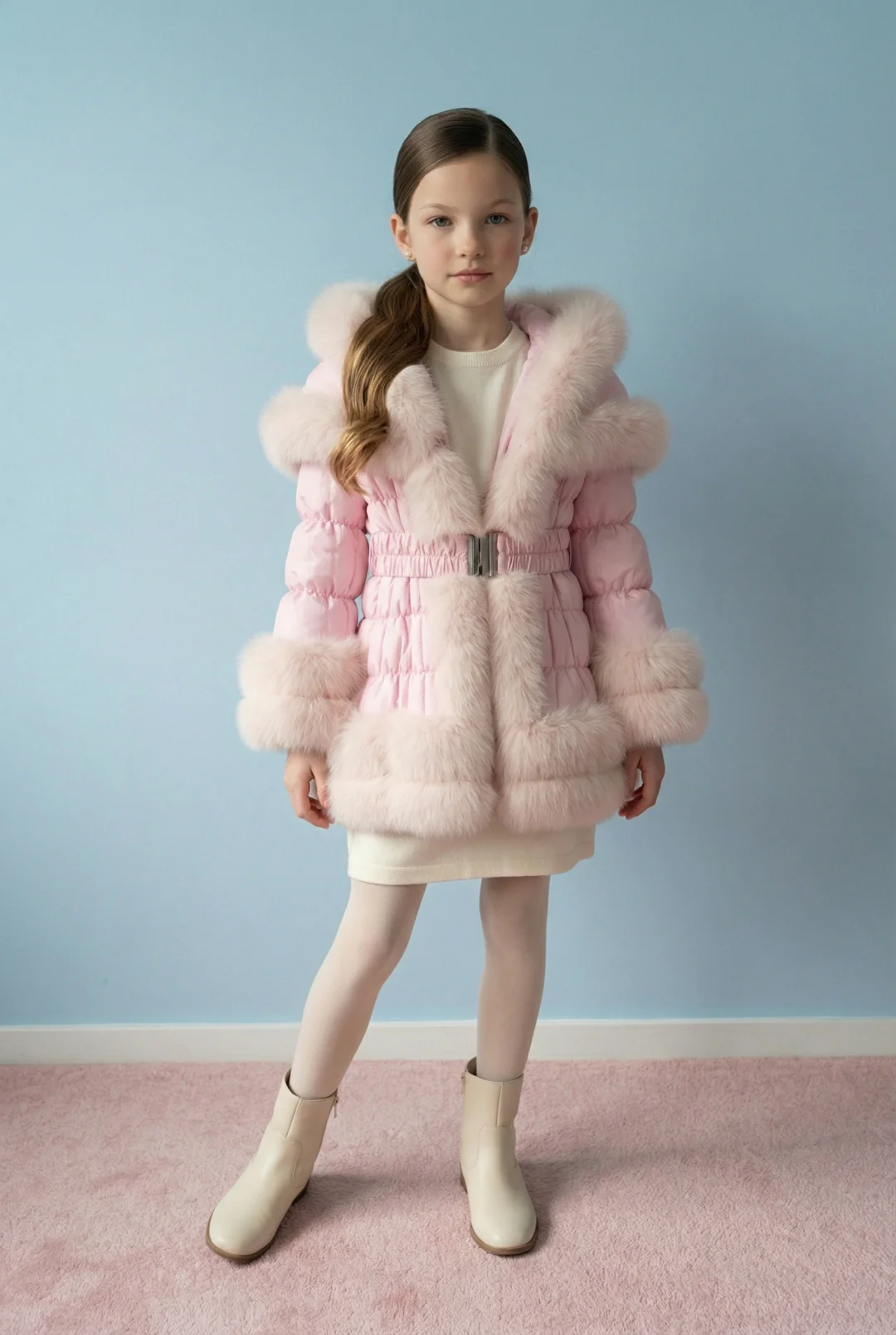Petite Royale Fox Trim Jacket - Image 5