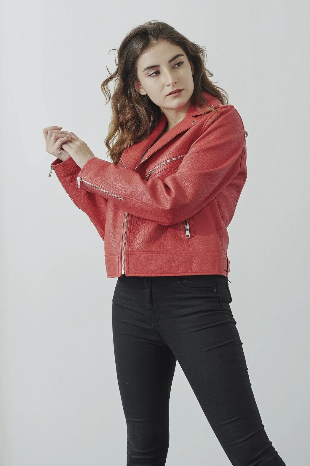 Red Leather Jacket - Image 4