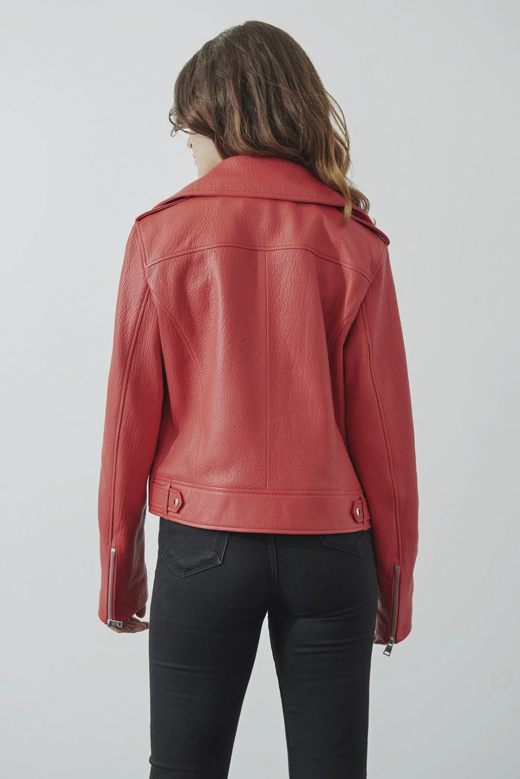 Red Leather Jacket - Image 6