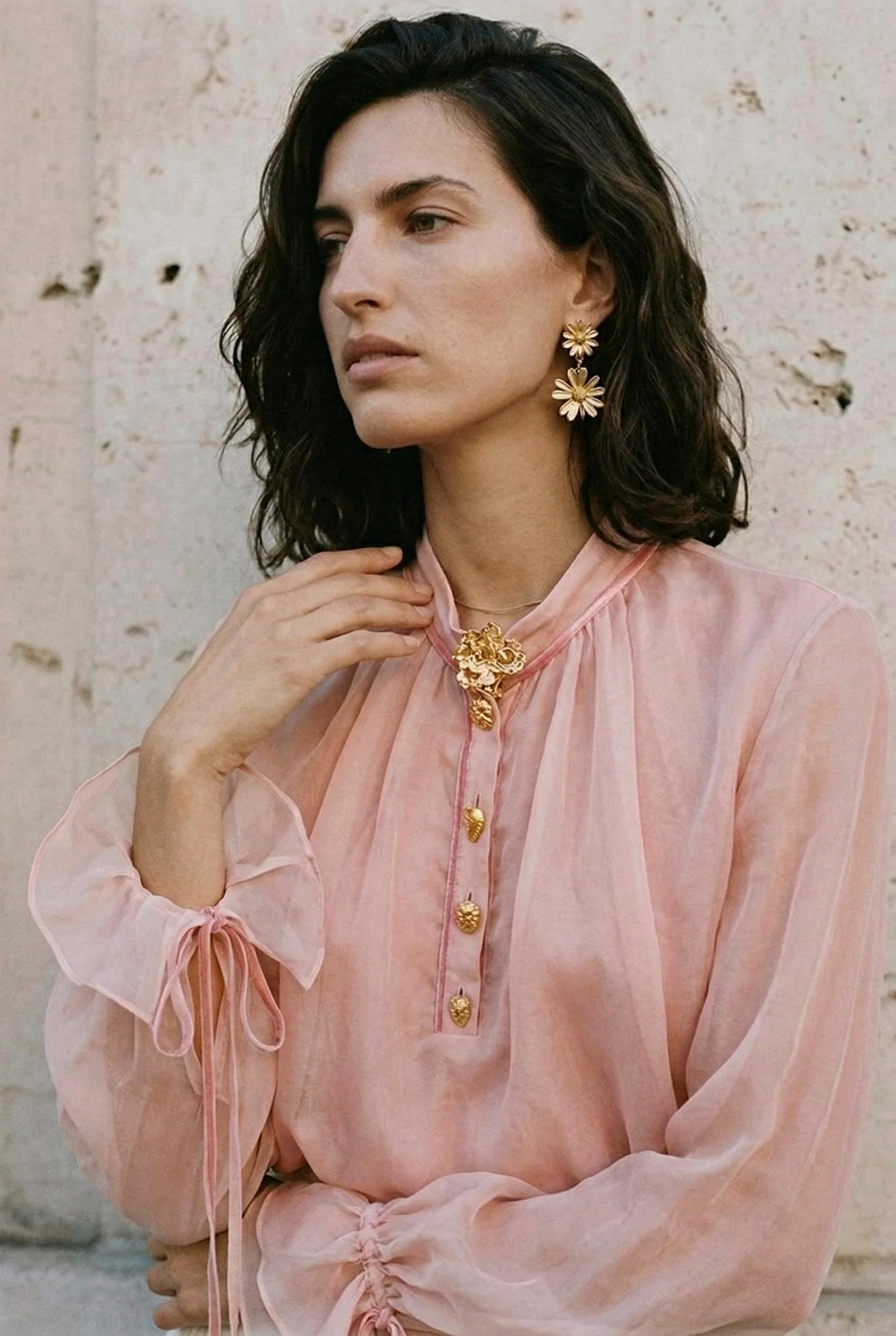 Rosa Vela Silk Organza Blouse - Image 3