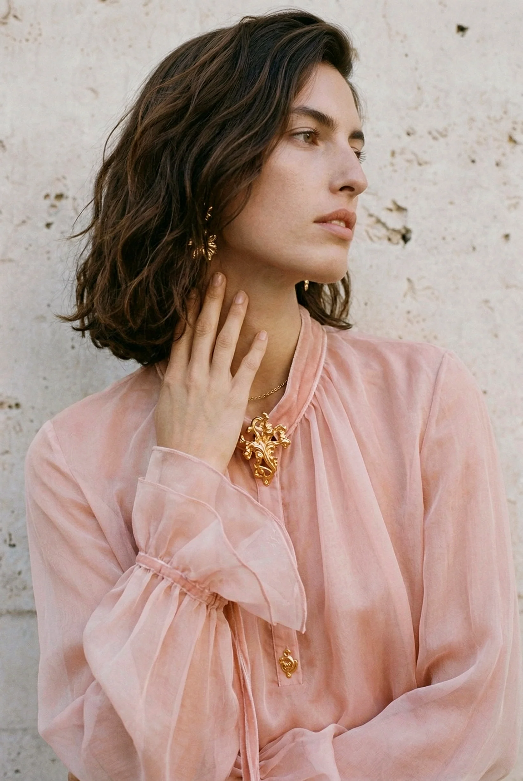 Rosa Vela Silk Organza Blouse - Image 4