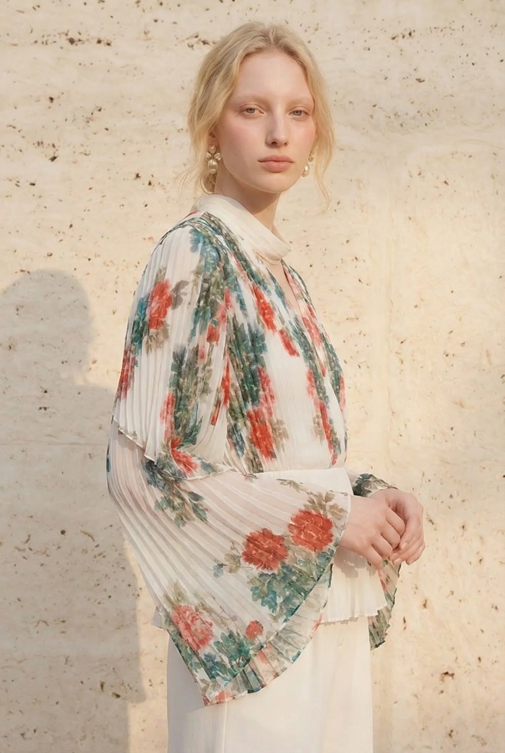 Rosaline Pleated Garden Ensemble - Image 4