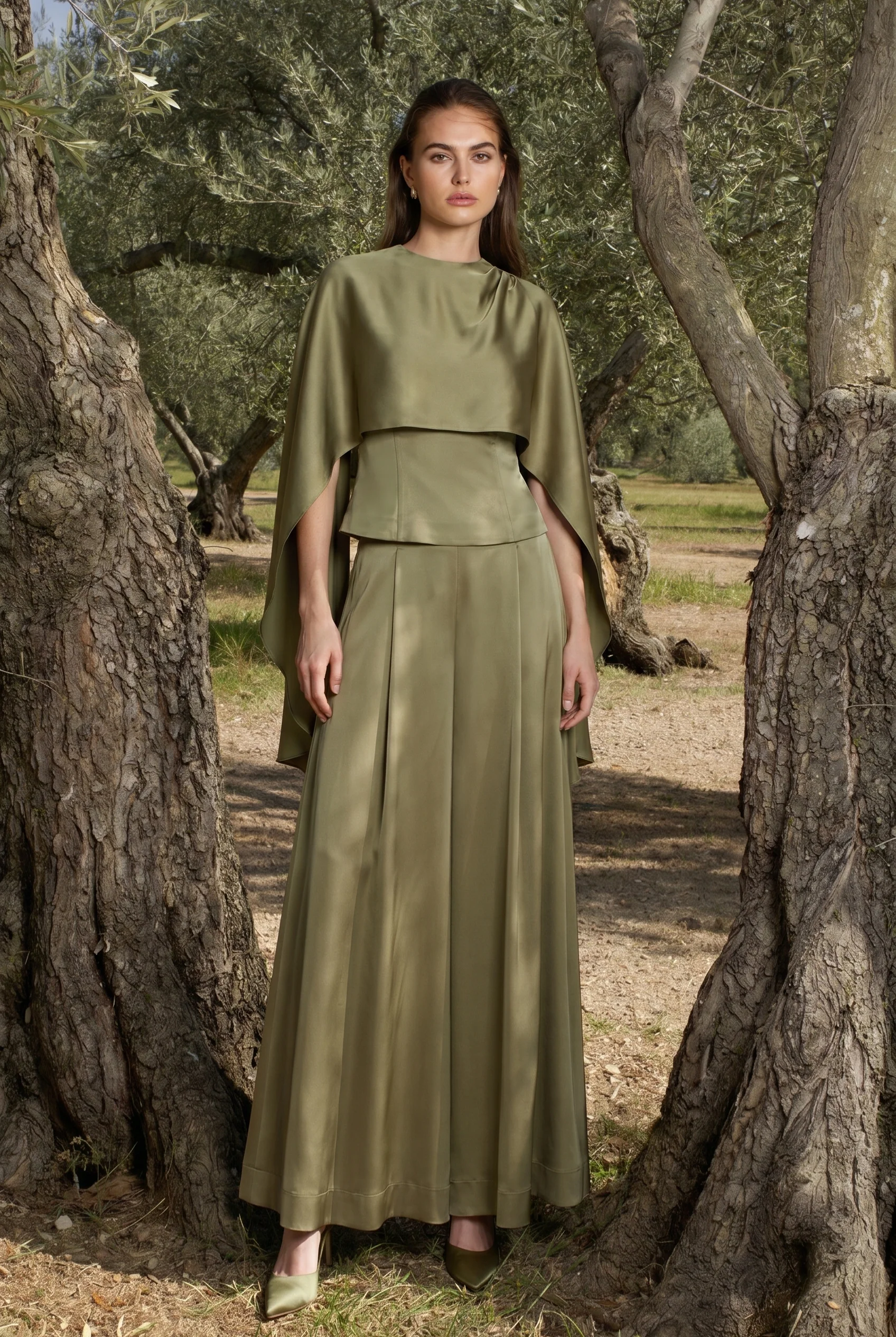 Selvaré Satin Flow Skirt - Image 2