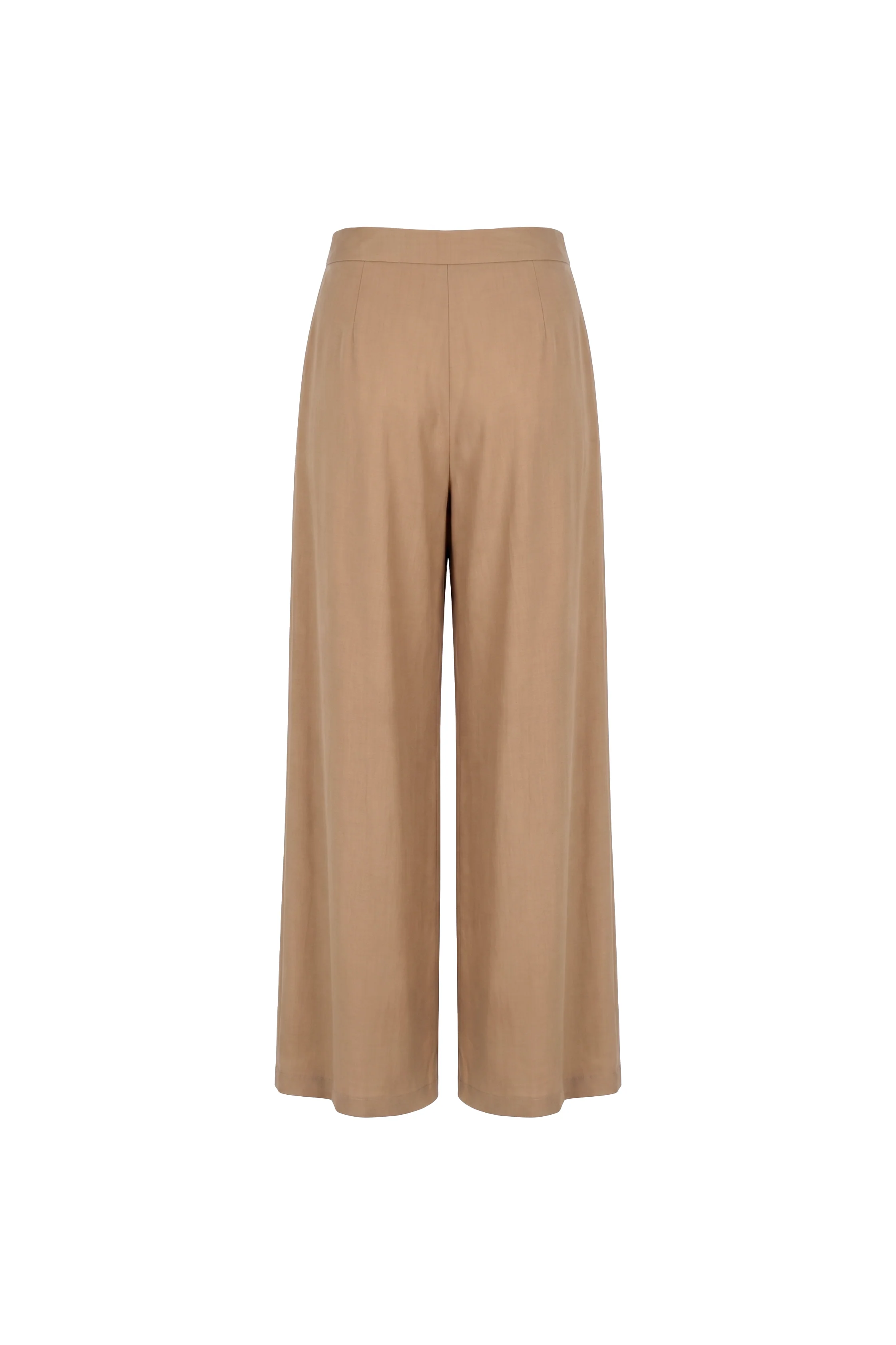 Seralyn Fluid Linen-Blend Trousers - Image 4