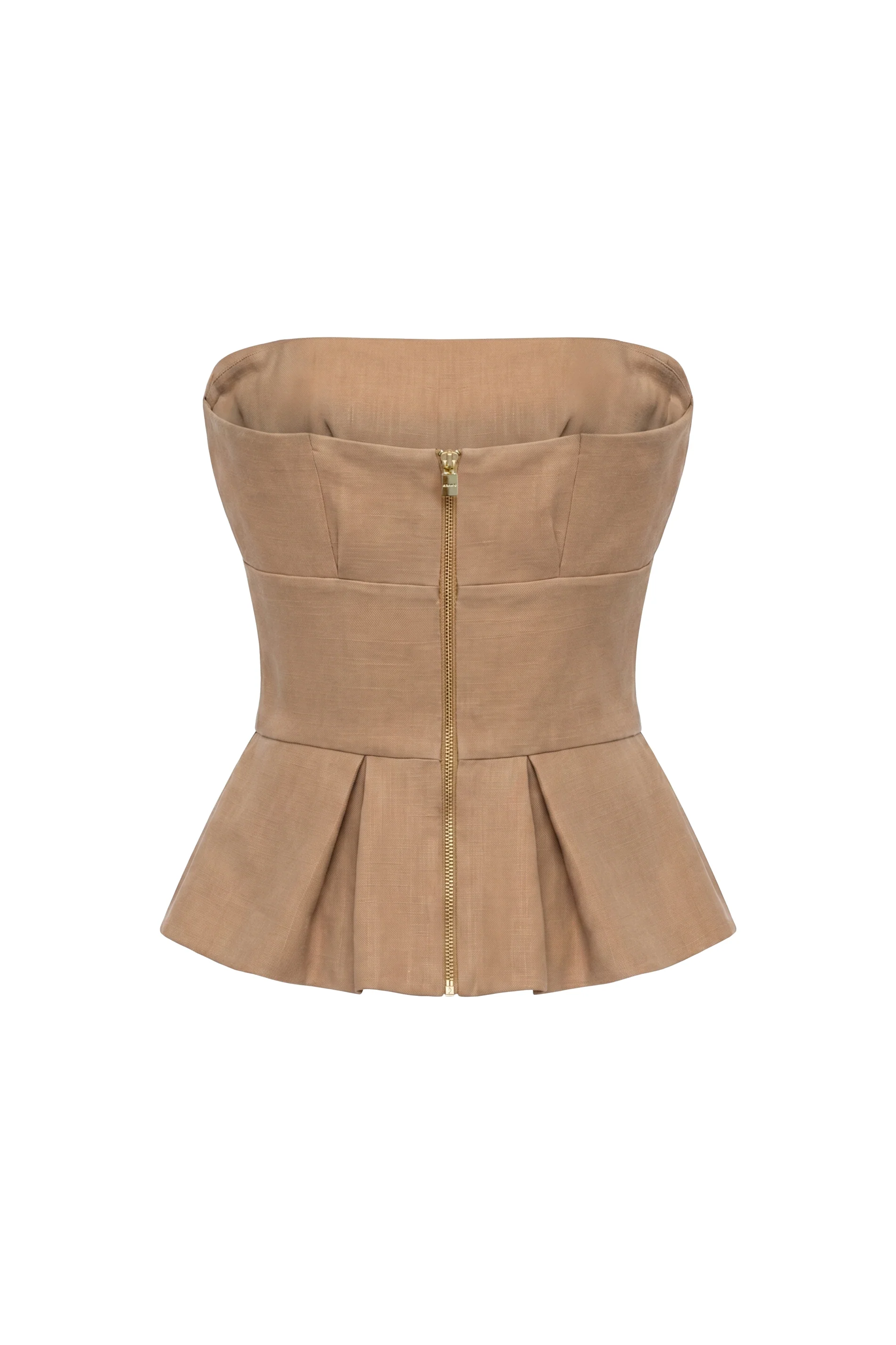 Seralyn Sculpted Linen Corset - Image 5