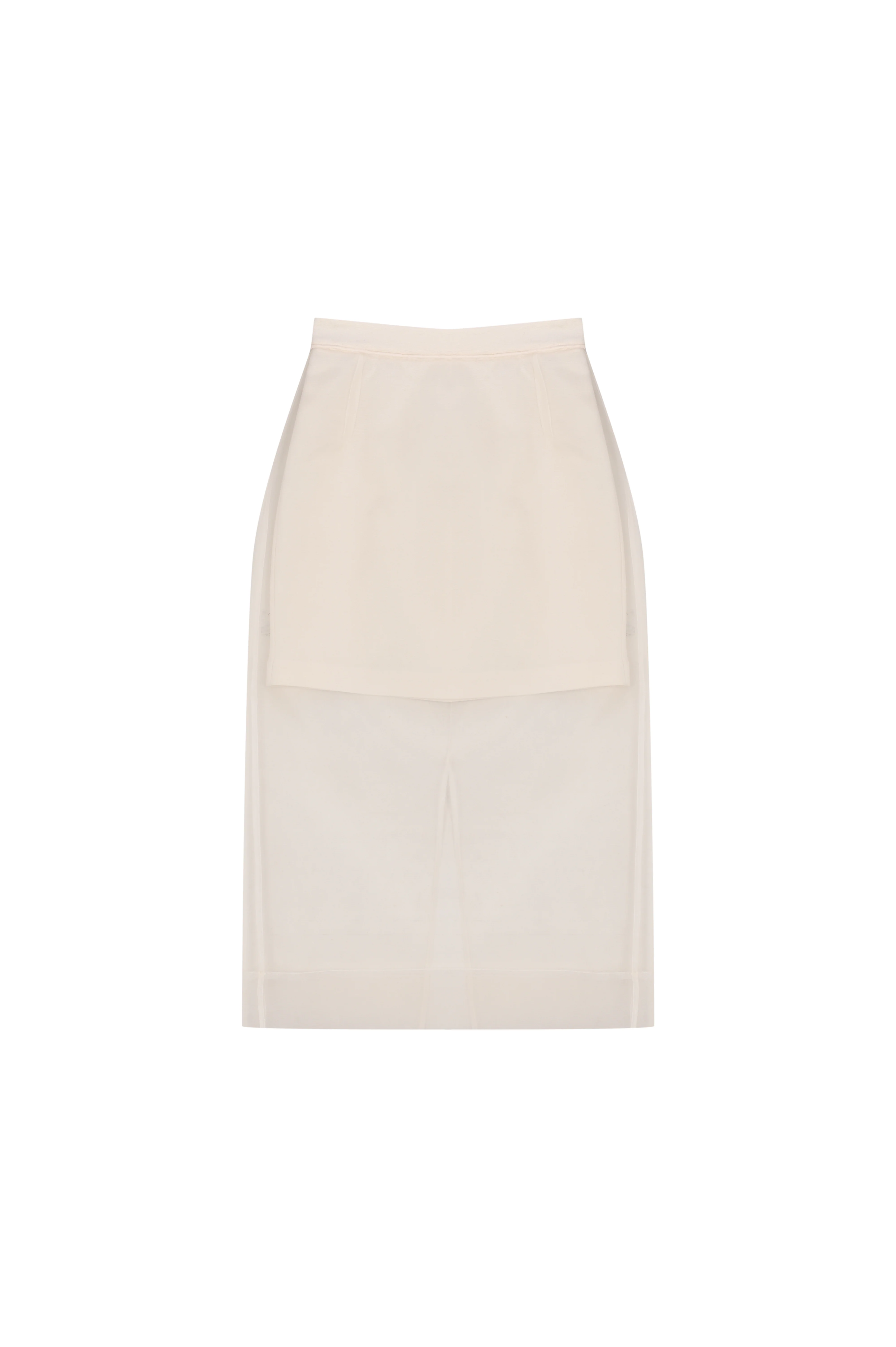 Serene Sheer Overlay Skirt