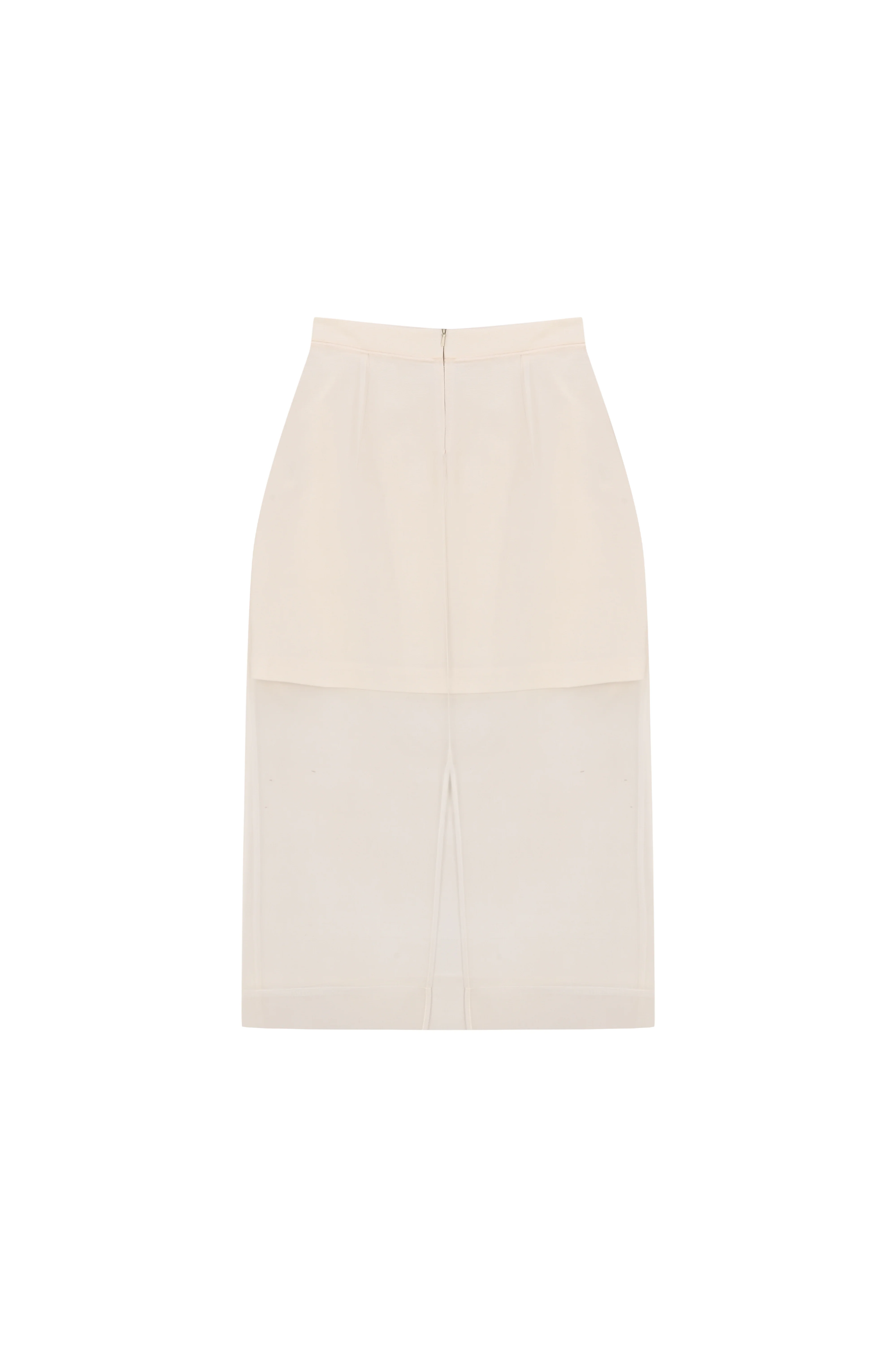 Serene Sheer Overlay Skirt - Image 2