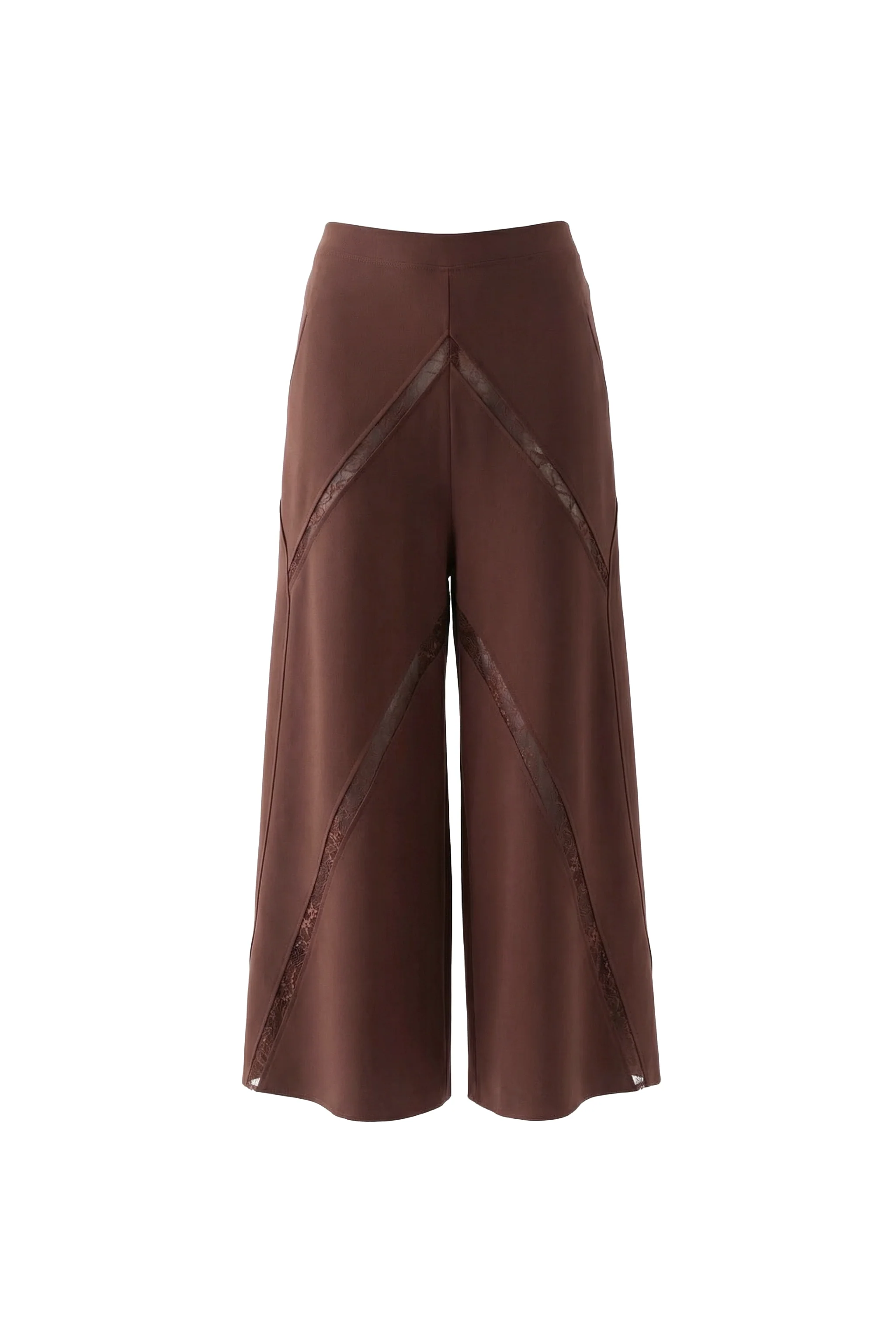Seravelle Mocha Wide-Leg Trousers