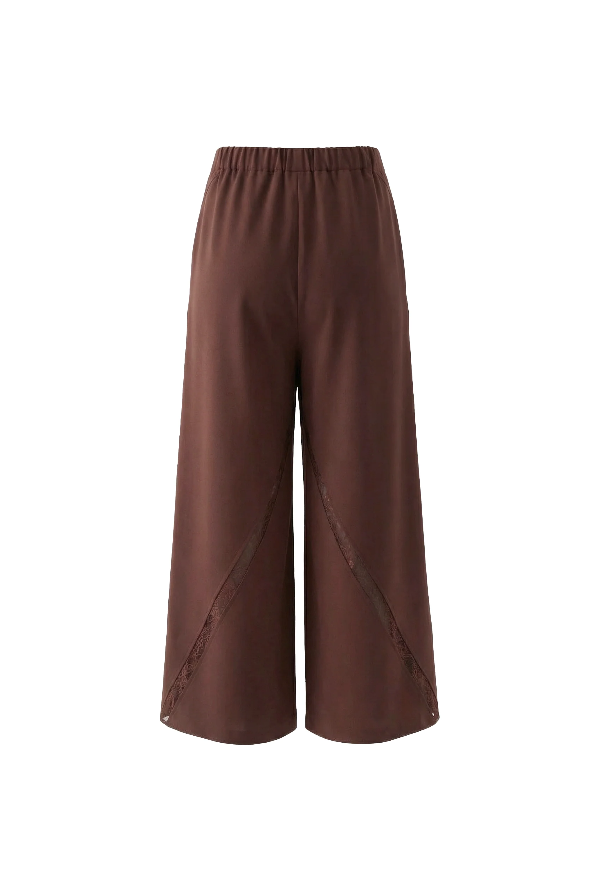 Seravelle Mocha Wide-Leg Trousers - Image 4