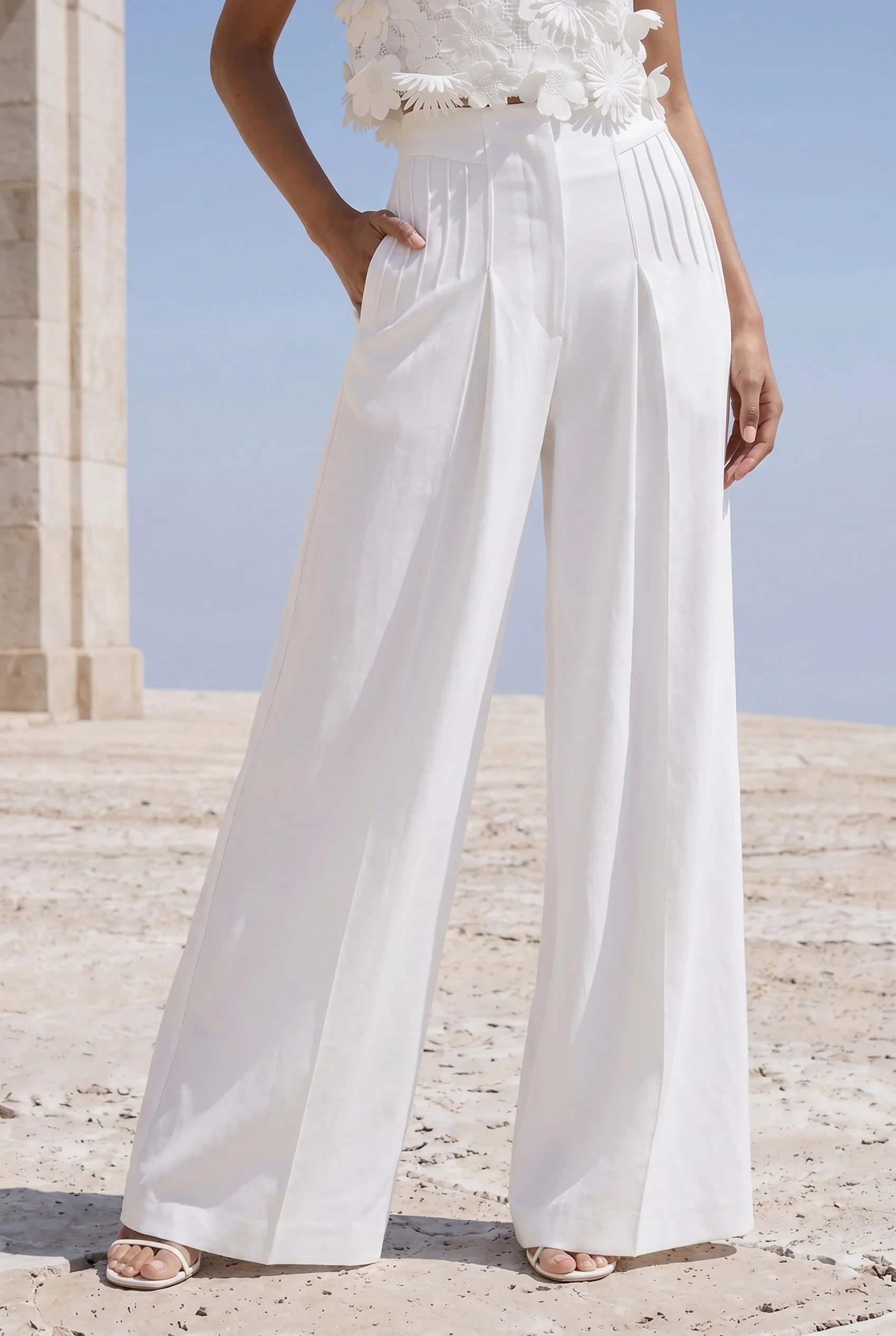 Serelune Marina Wide-Leg Trousers - Image 3