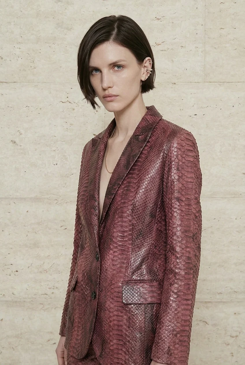 Serena Python Tailored Blazer - Image 4