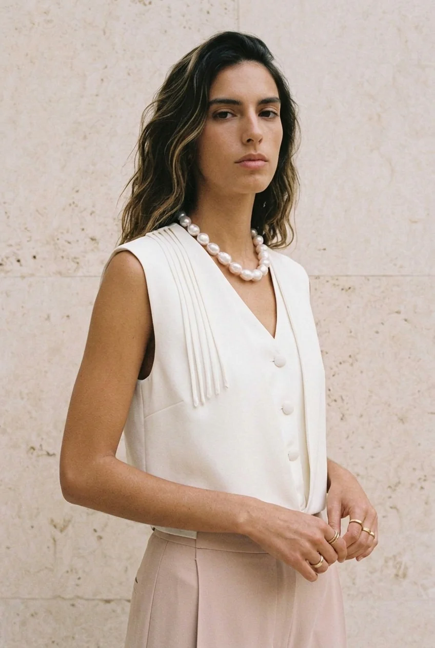 Serica Nodo Fluid Blouse - Image 2