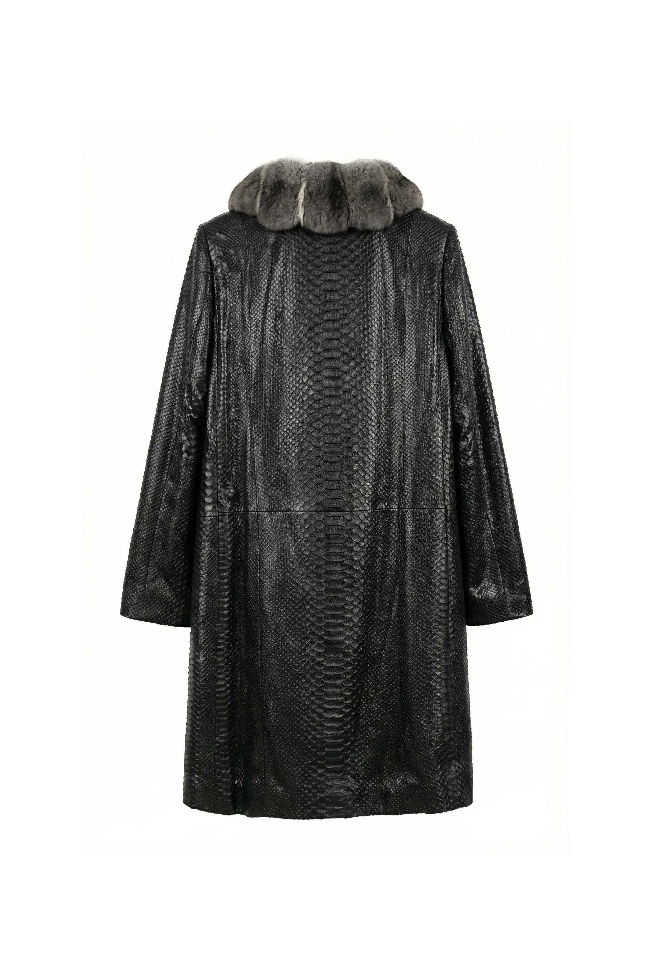 Serpentina Chinchilla Python Coat - Image 4