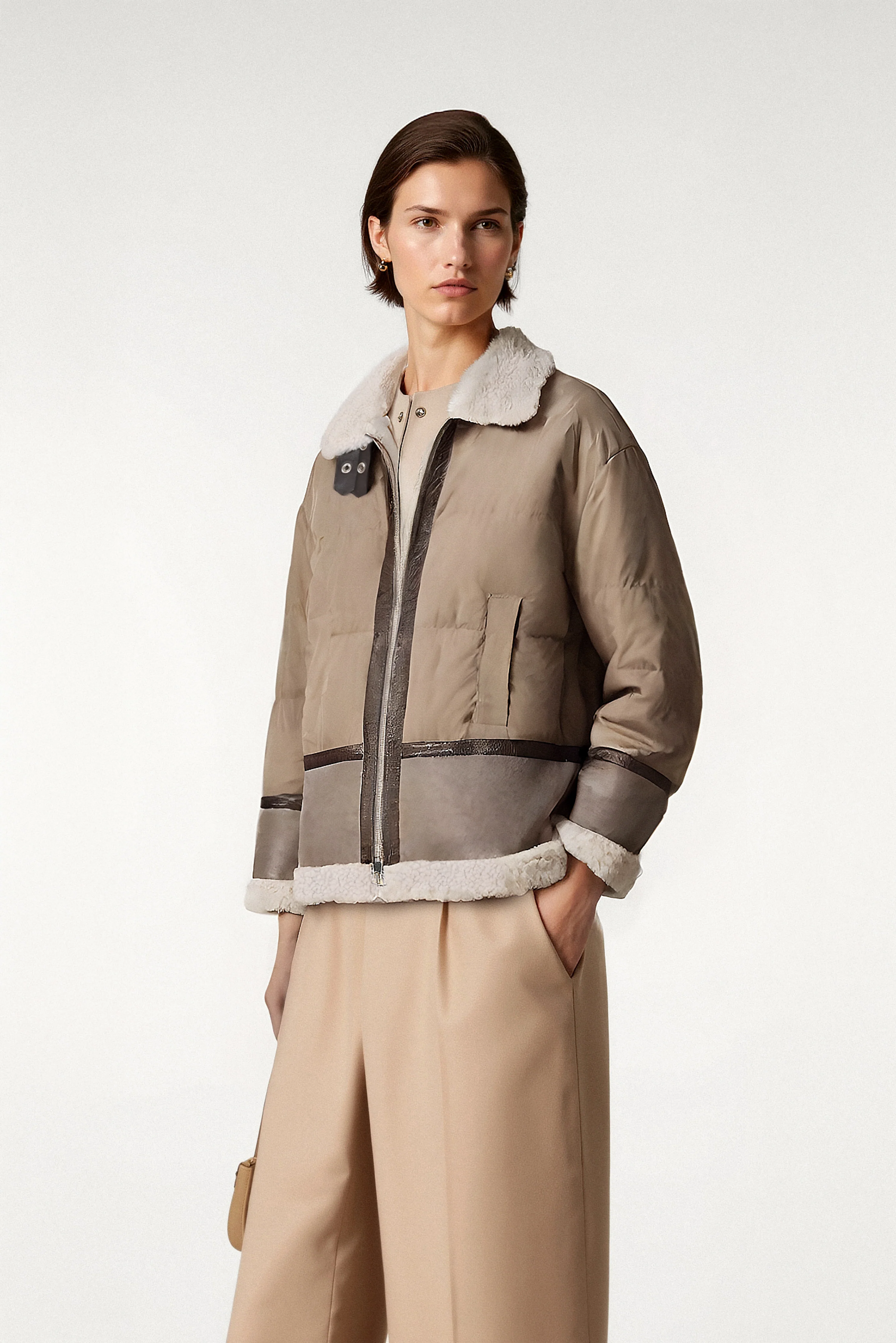 Shearling Leather Jacket