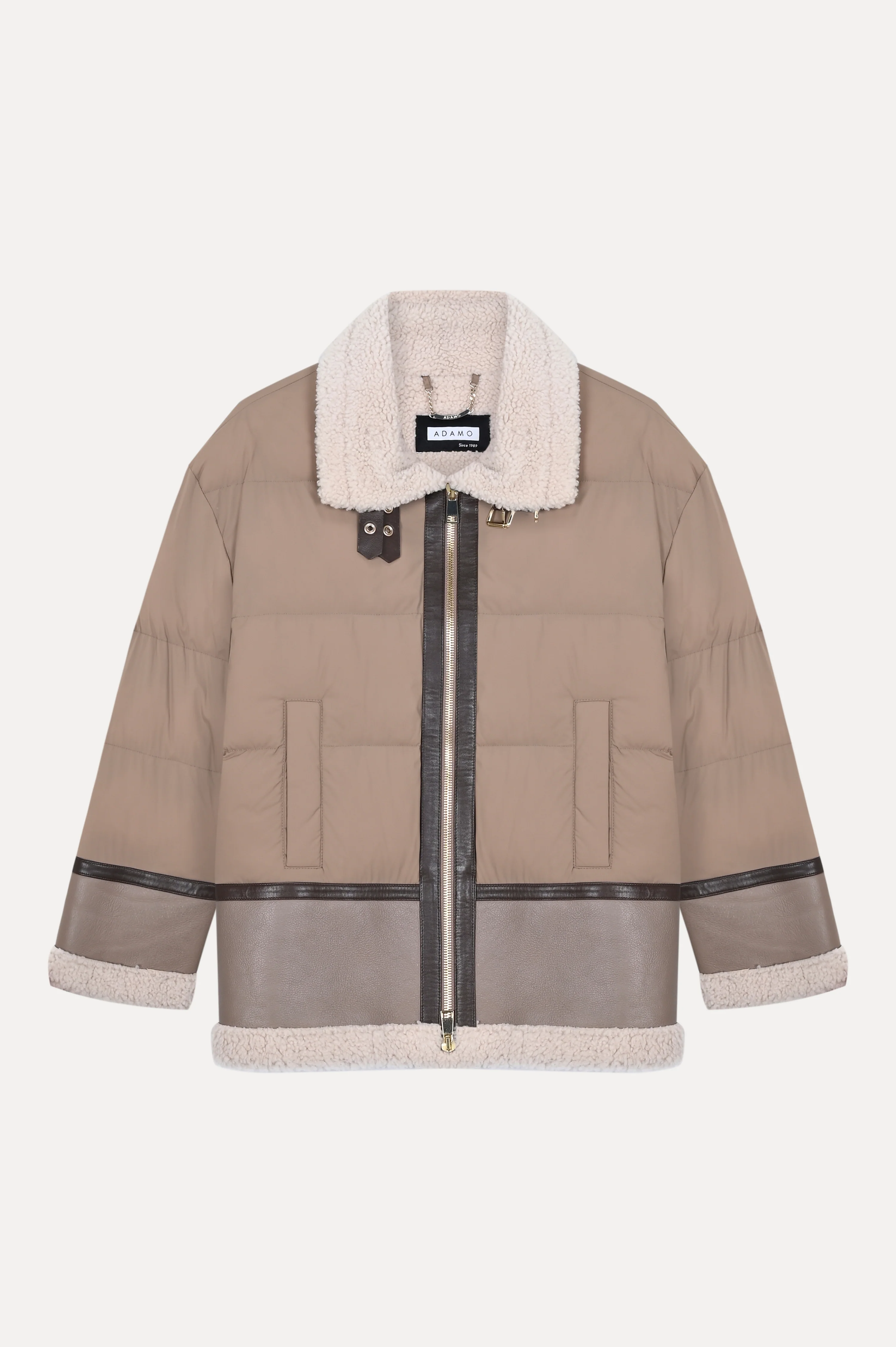 Shearling Leather Jacket - Image 2