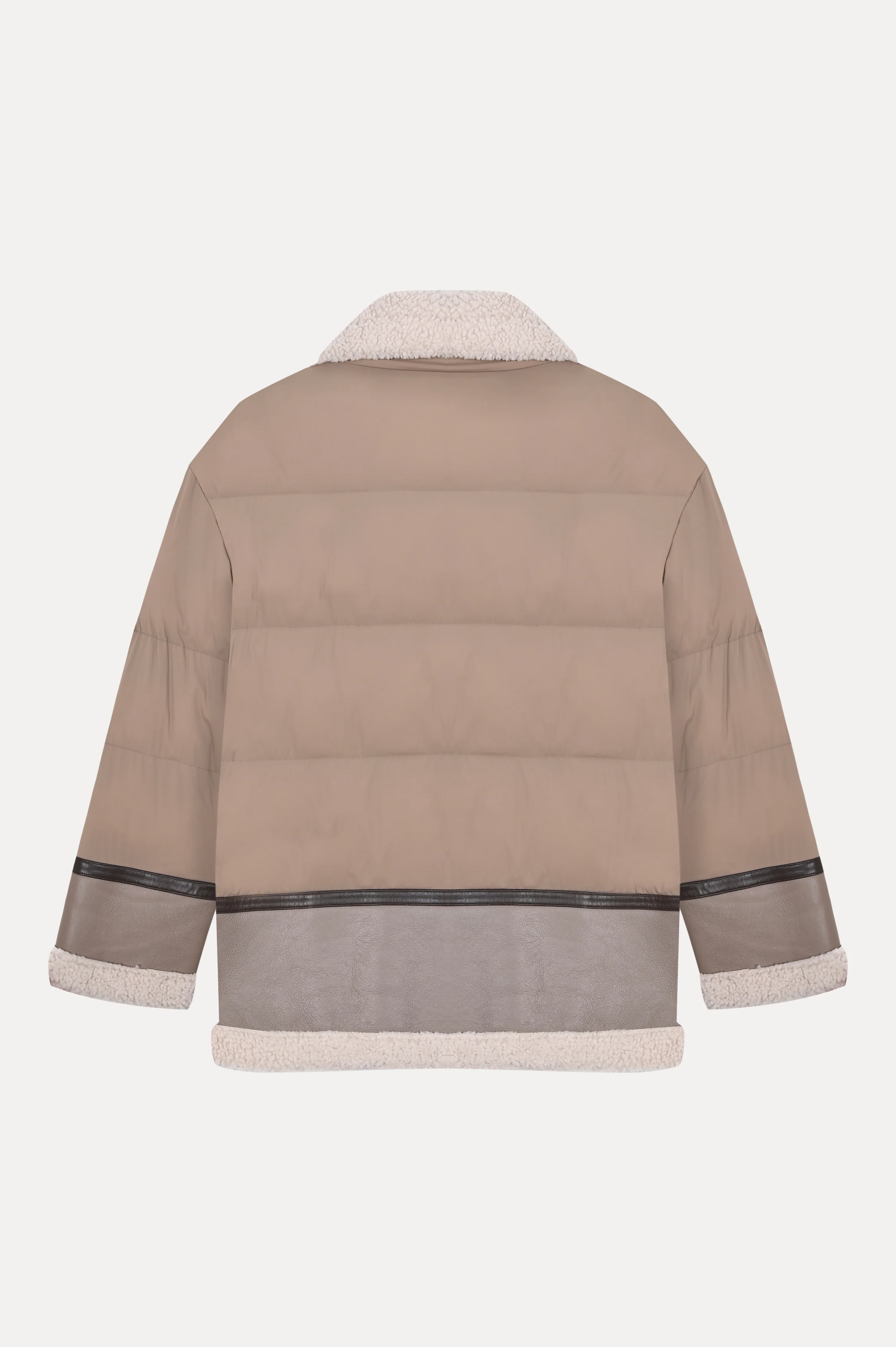 Shearling Leather Jacket - Image 3