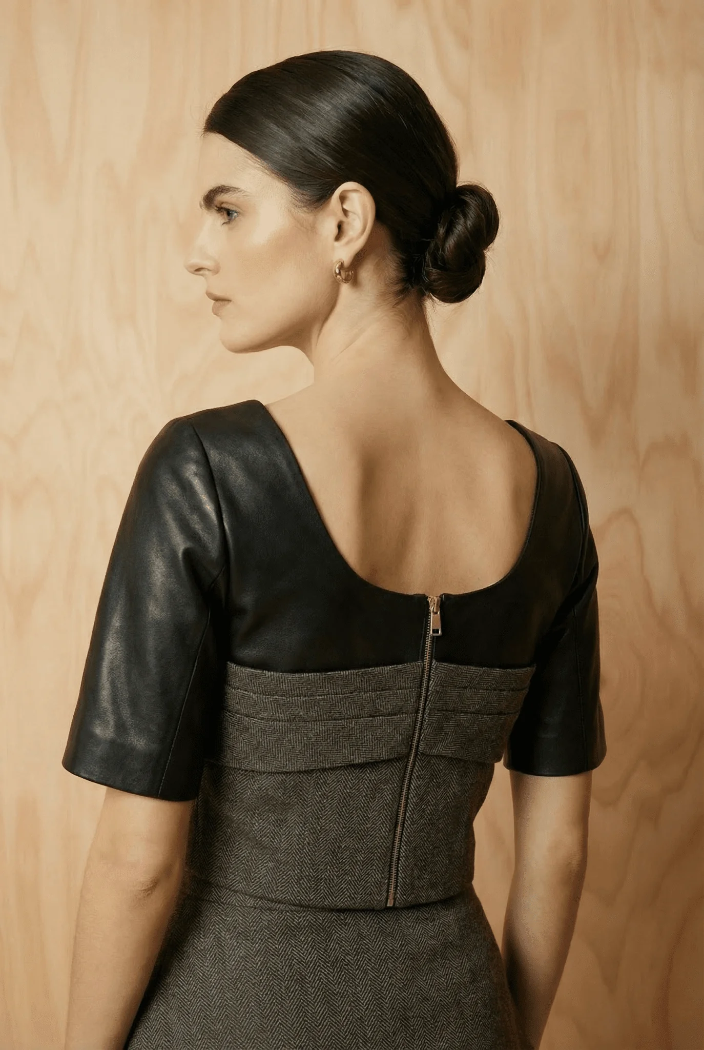 Siena Leather Panel Top - Image 3