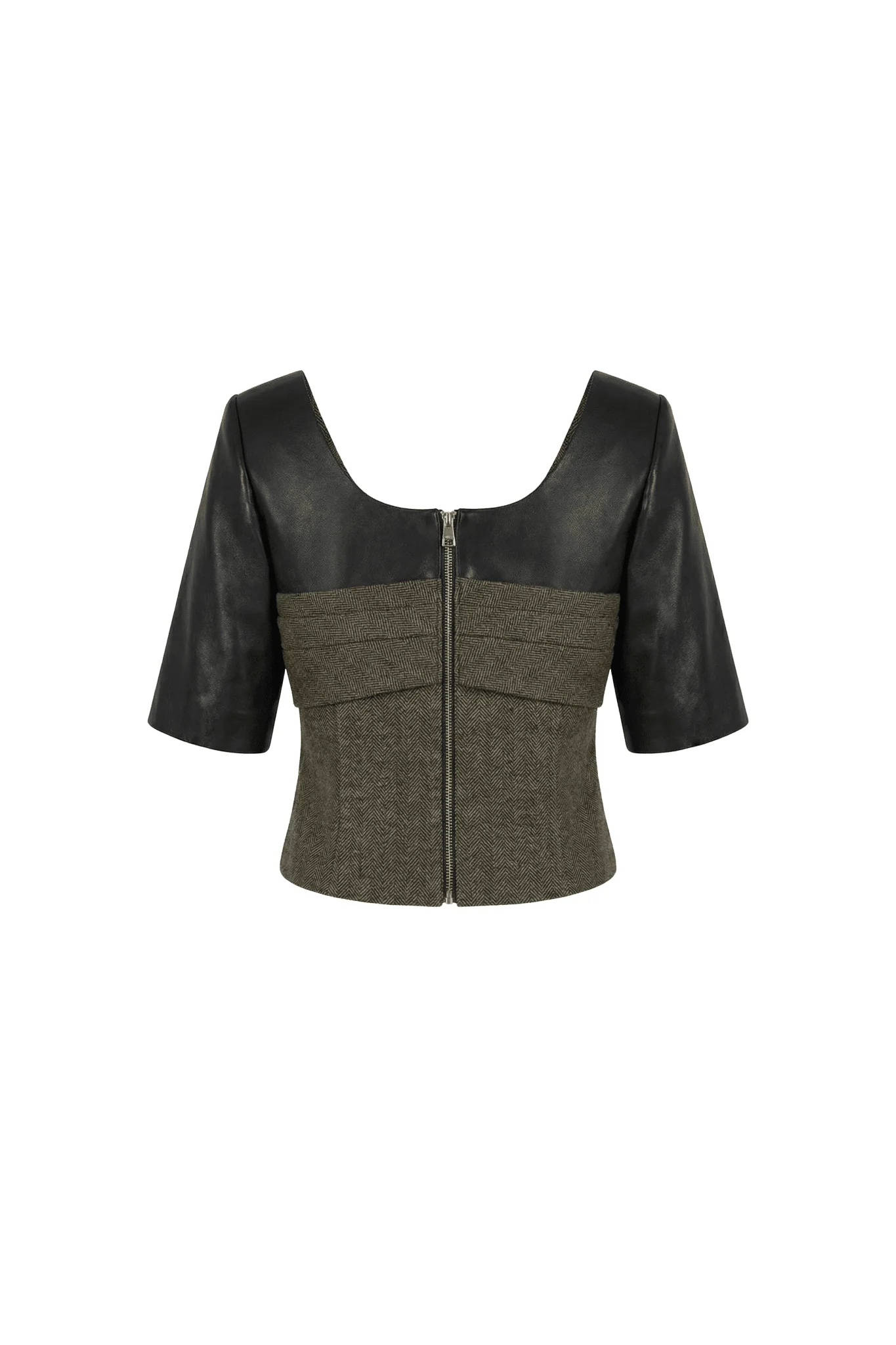 Siena Leather Panel Top - Image 4