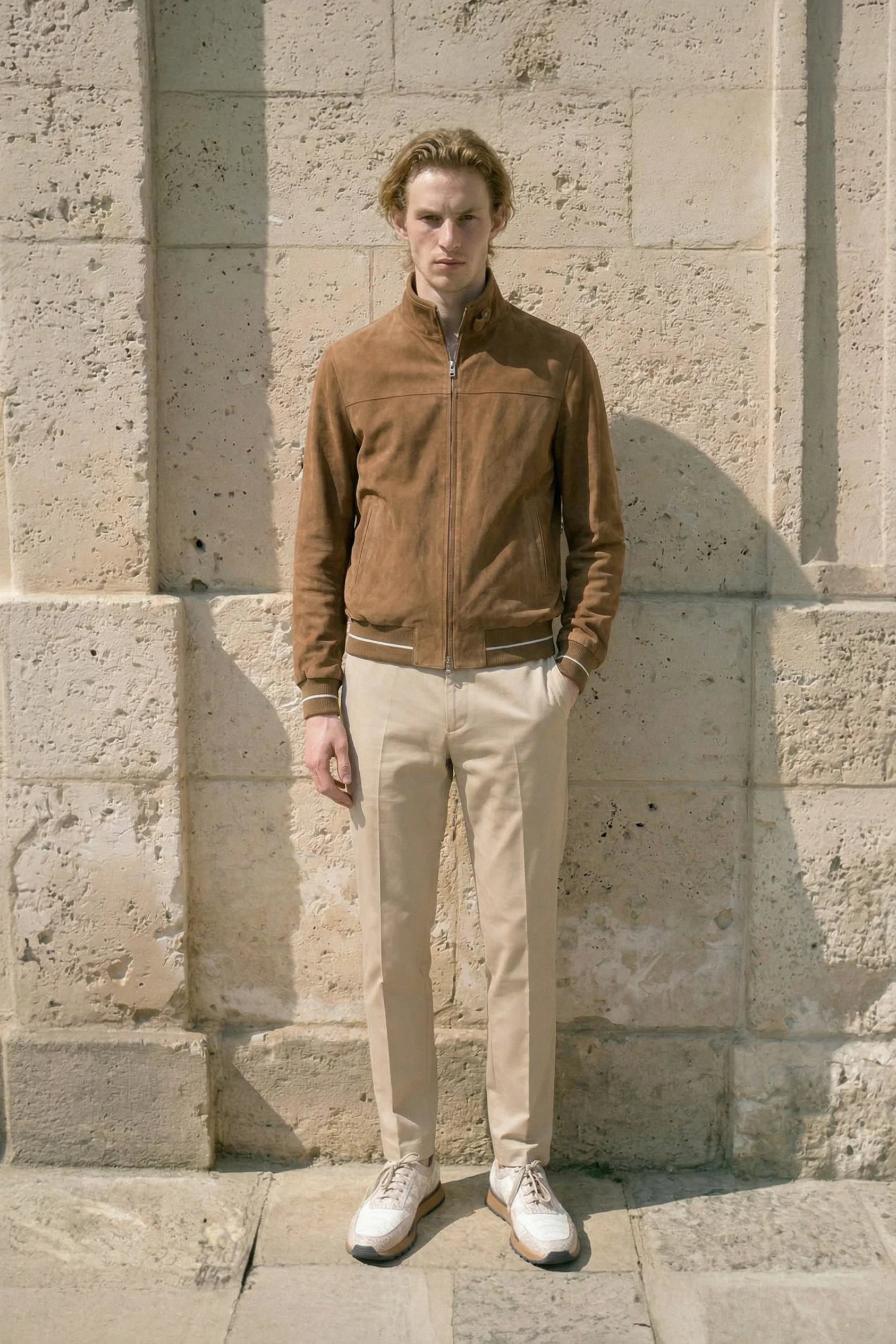 Siena Reversible Suede Bomber Jacket - Image 4