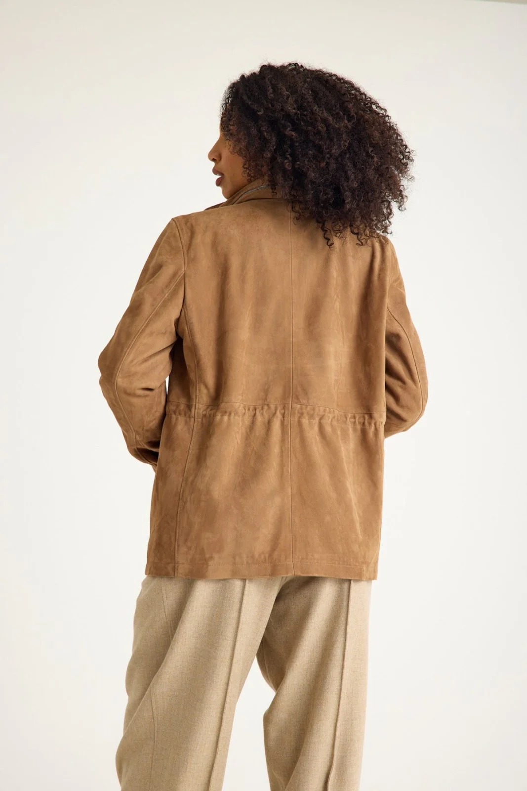 Sienna Suede Leather Jacket - Image 4
