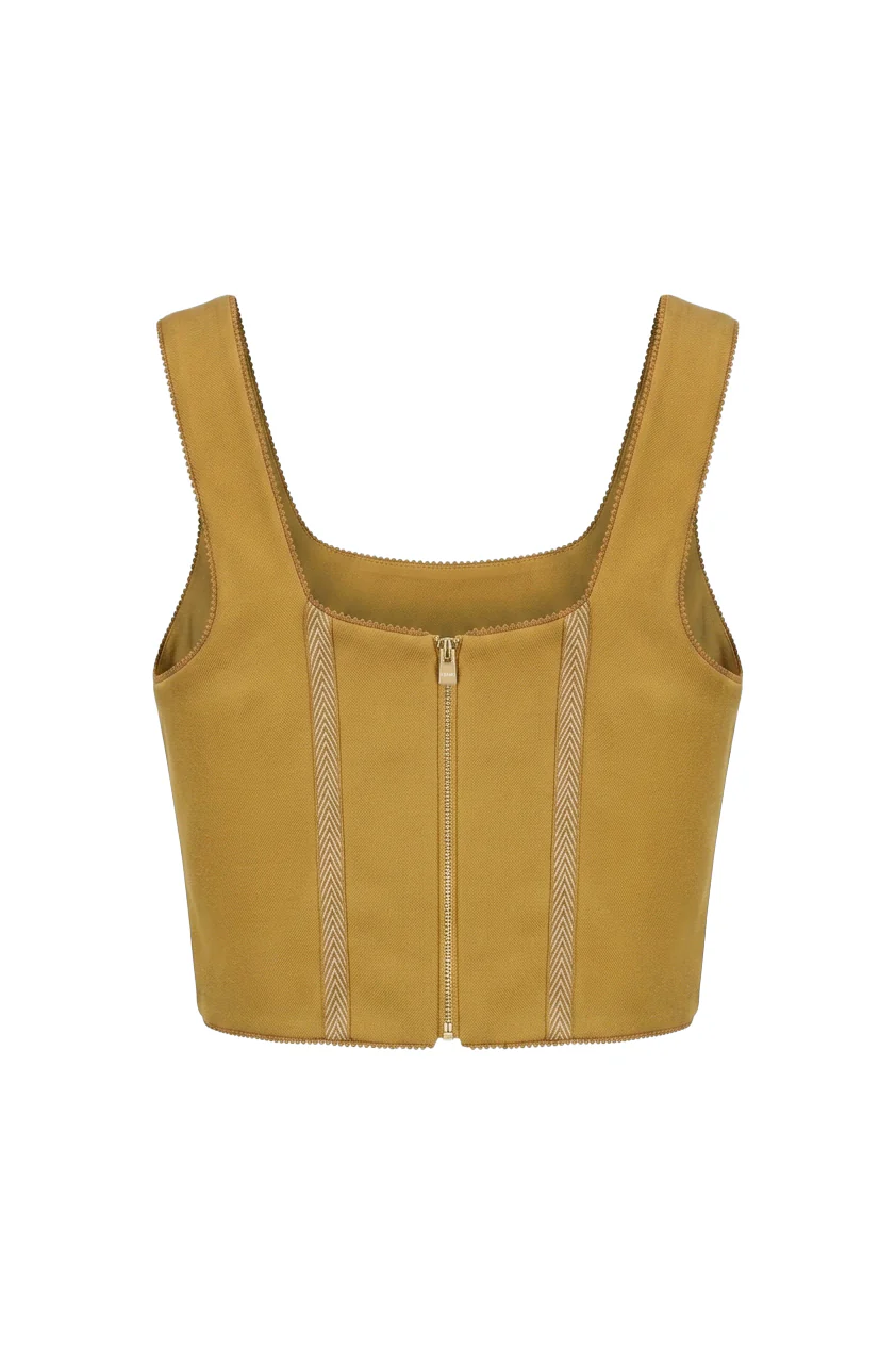 Solea Embroidered Corset Top - Image 4