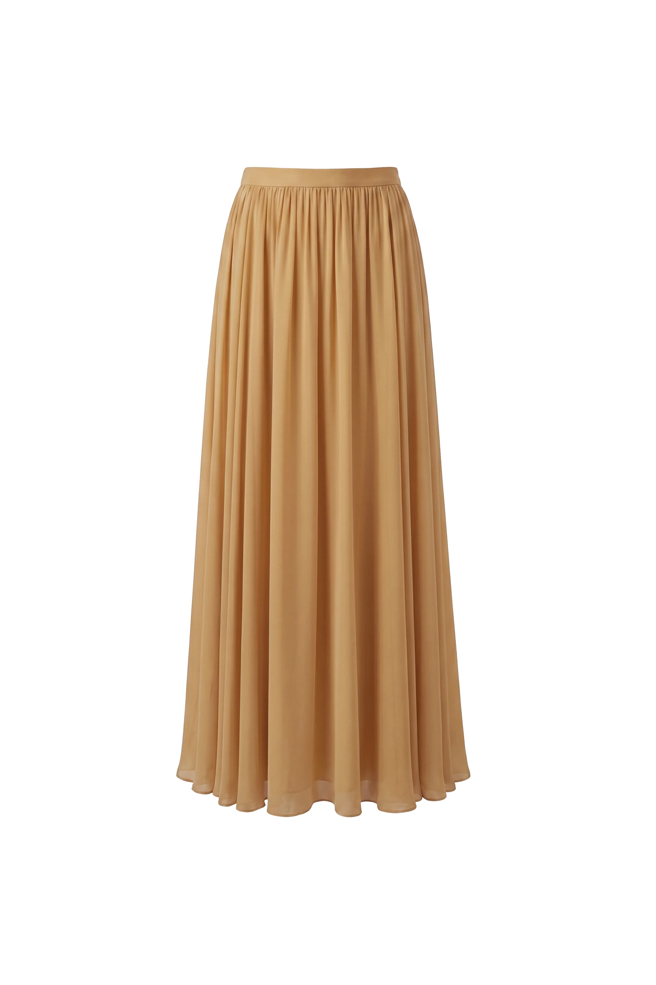 Soléane Veil Chiffon Maxi Skirt