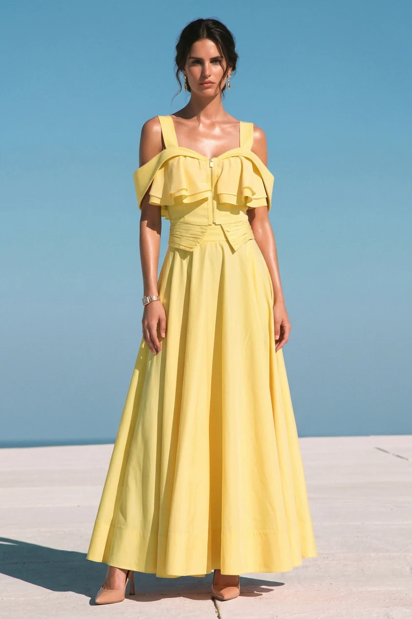 Solevara Full Midi Skirt - Image 2