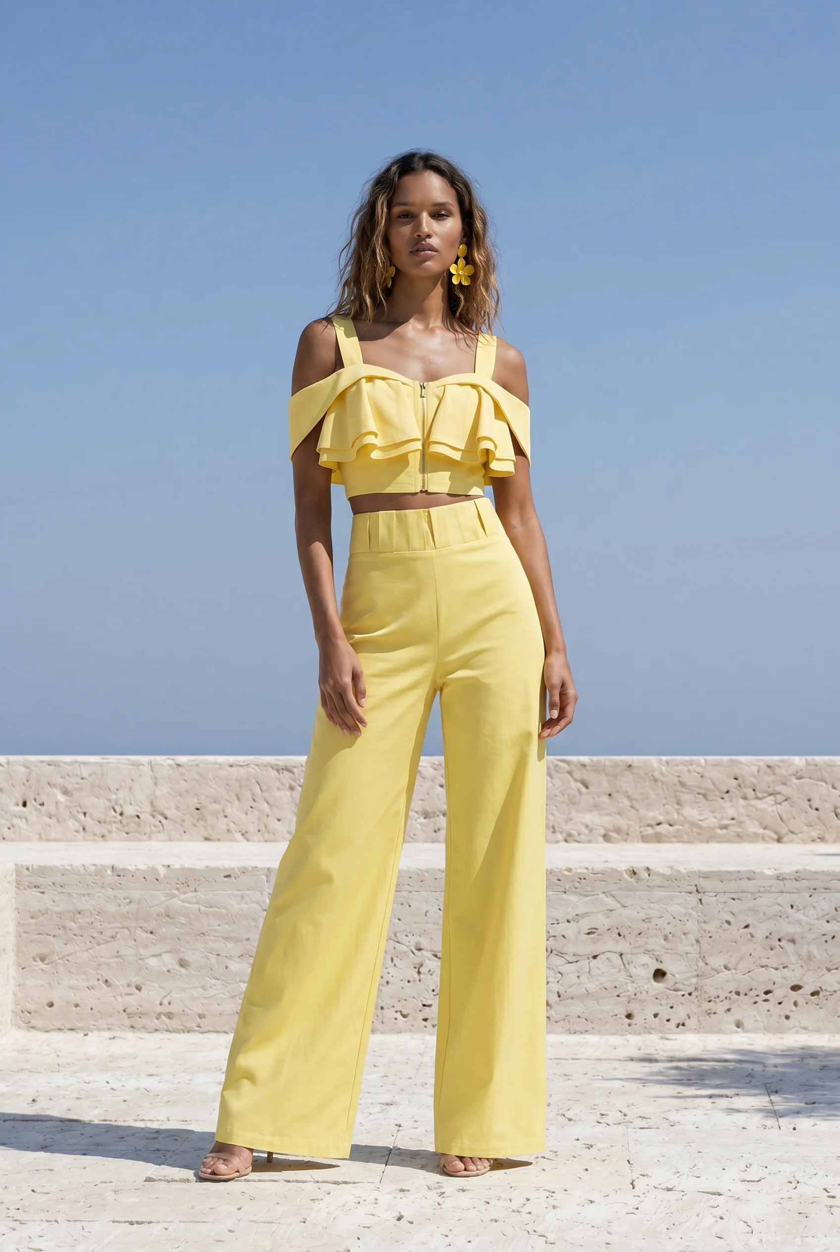 Solevara Wide-Leg Trousers - Image 2