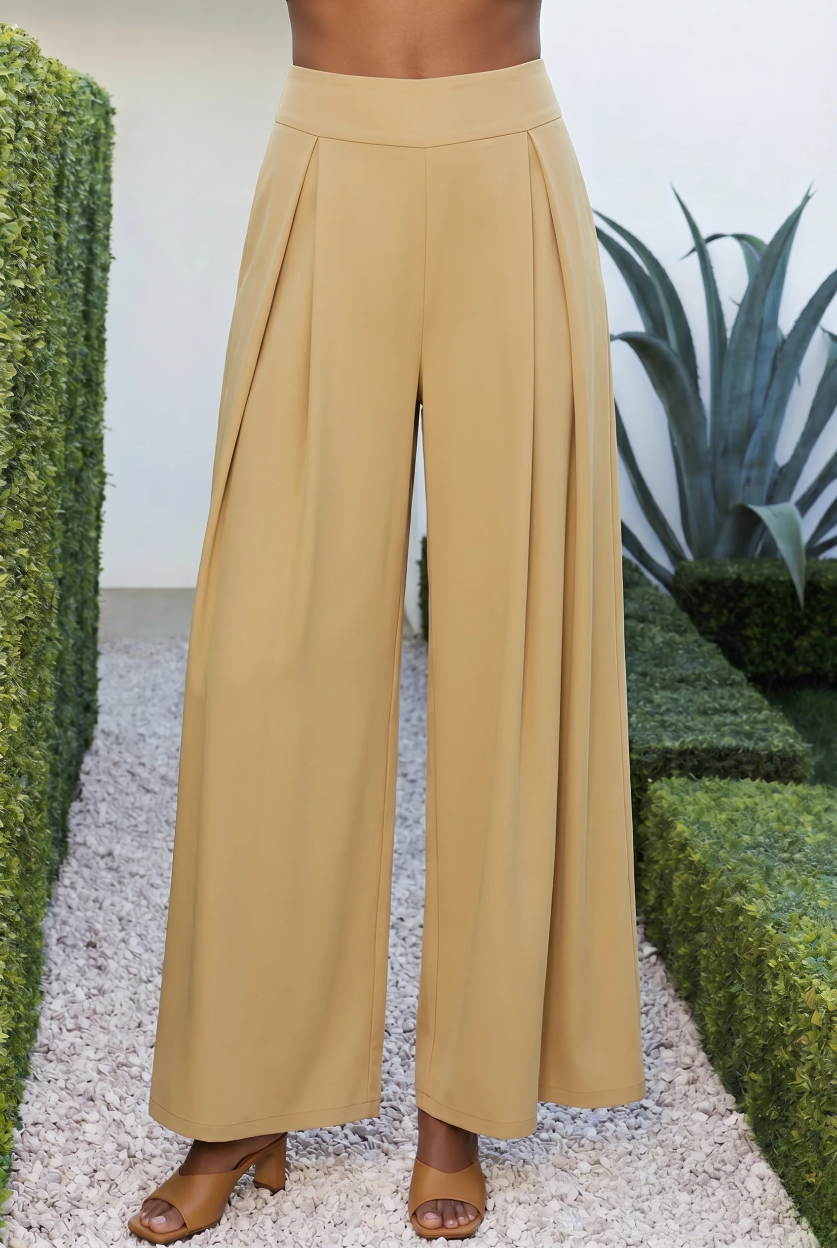 Solvère Fluid Wide-Leg Trousers - Image 3