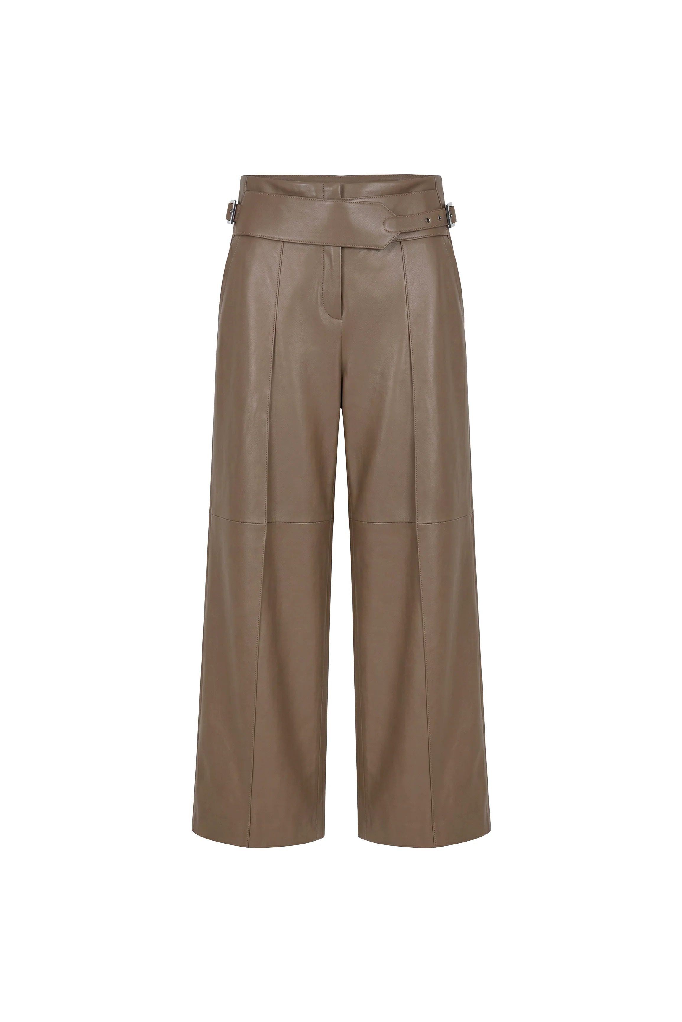 Sorano Wrap-Waist Nappa Trousers